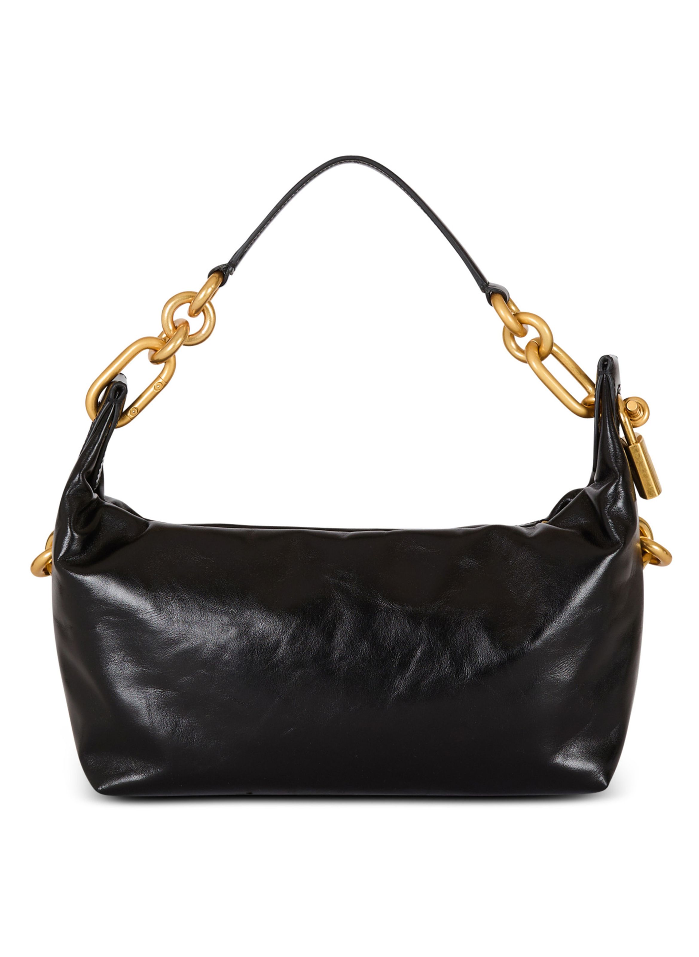 Sac sync medium en cuir de veau BALMAIN Noir