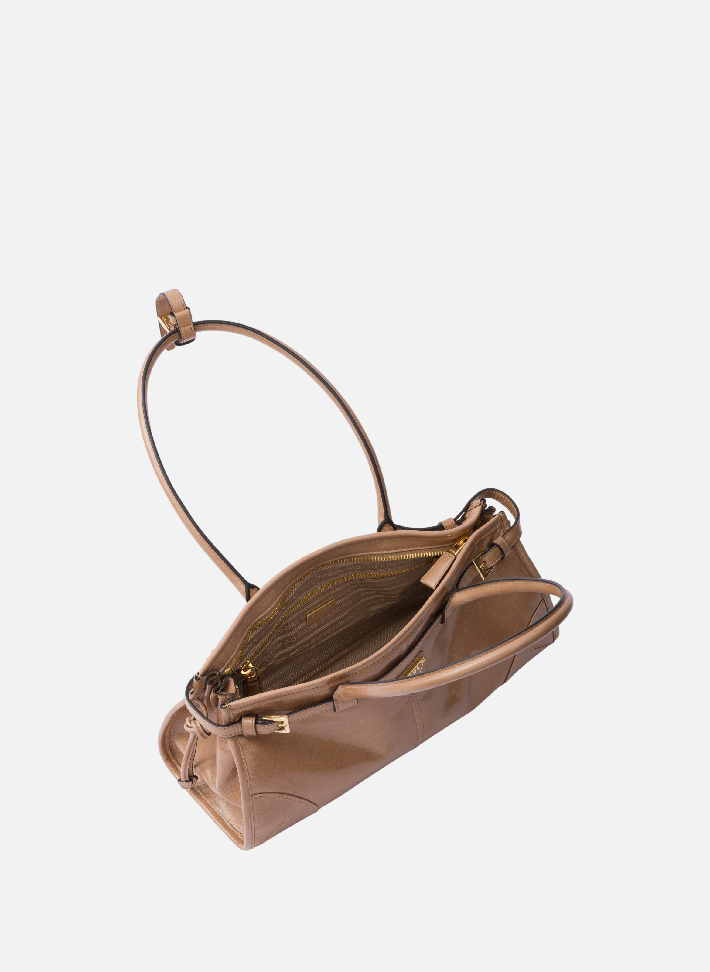 Sac à main prada bonnie en cuir PRADA Rose