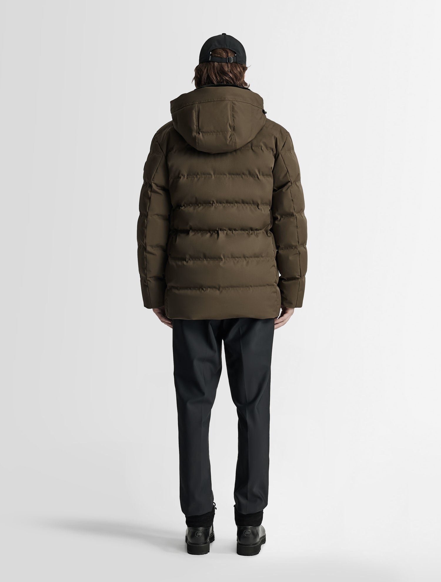 Parka delano col montant coupe regular FUSALP Marron