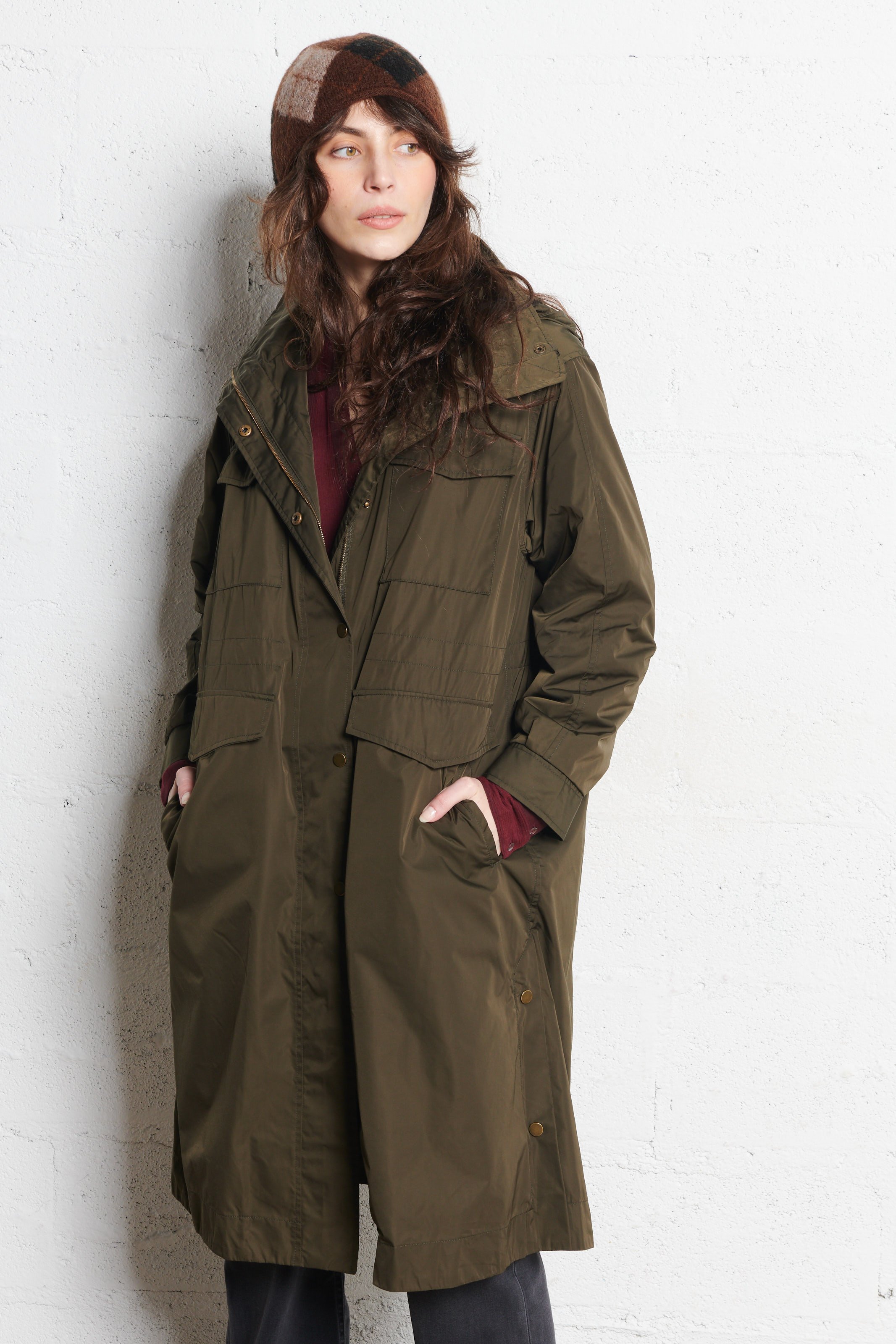 Parka col montant daniela MAISON 123 Kaki