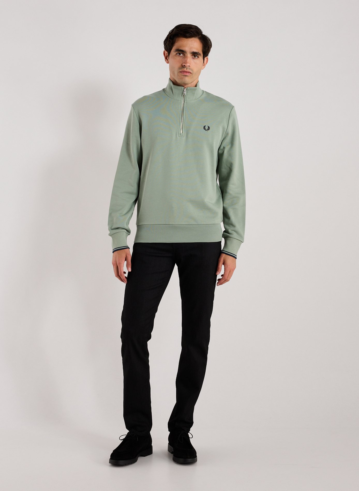 Five-pocket cotton blend jeans 7 FOR ALL MANKIND Black