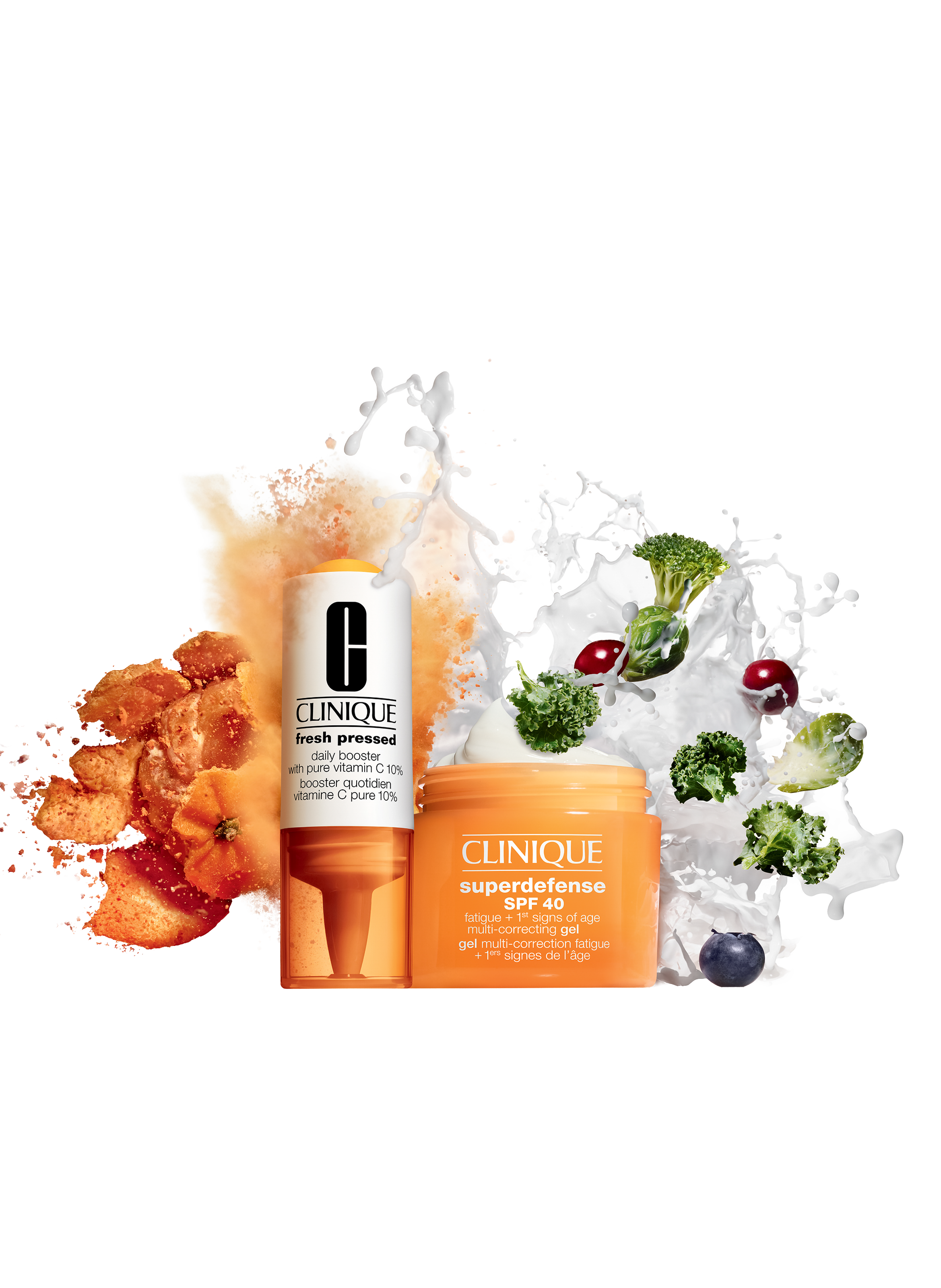 Superdefense SPF 40 - Gel Multi-correction Fatigue + 1ers Signes de l'Âge CLINIQUE No color