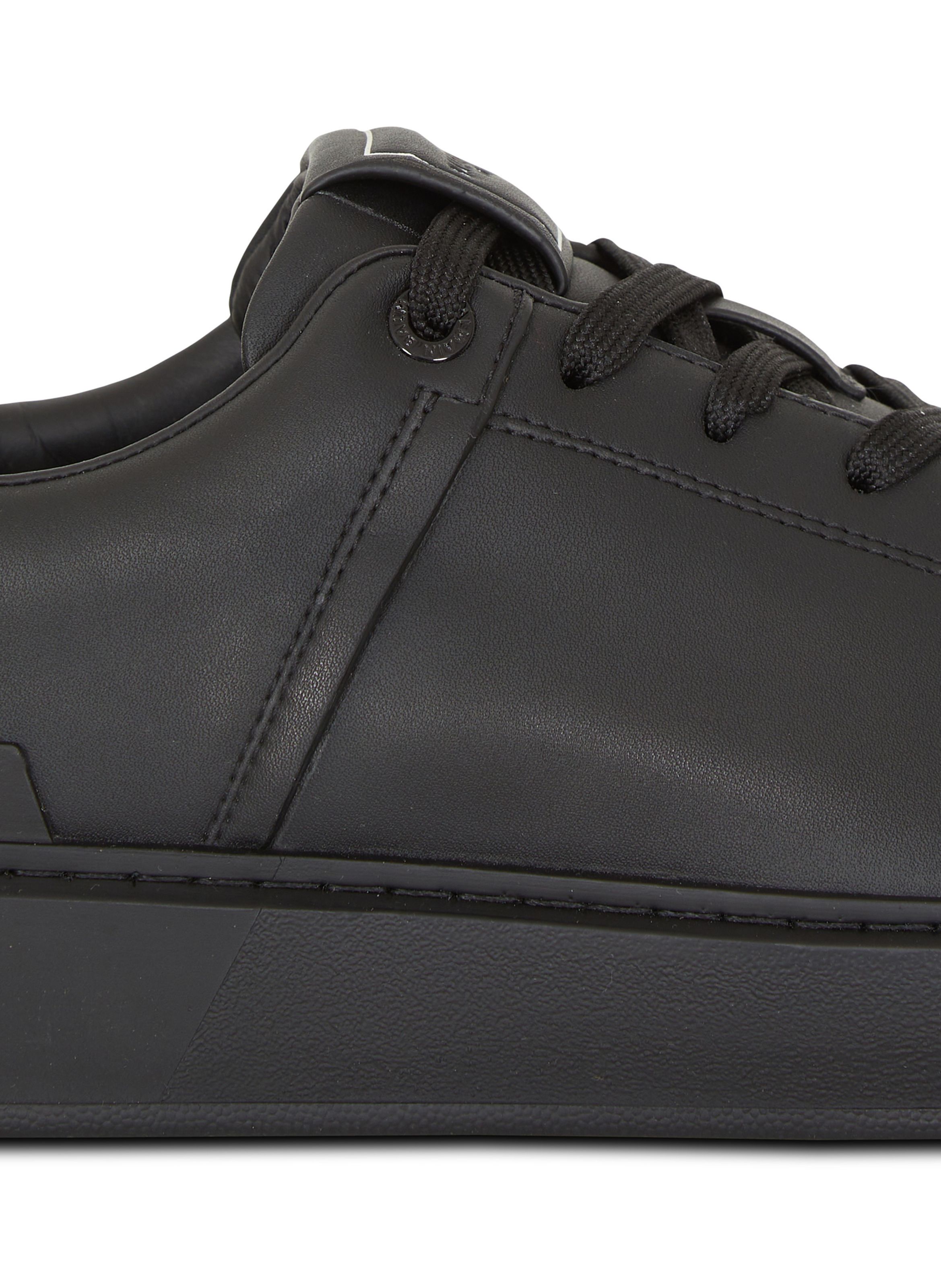 Baskets b-court en cuir de veau BALMAIN Noir