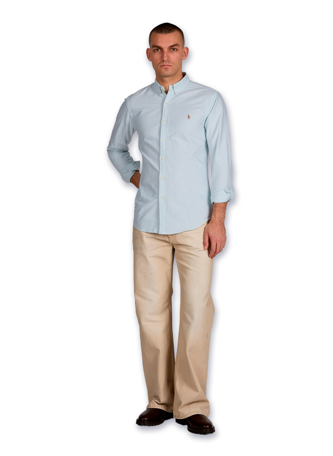 Striped cotton Shirt POLO RALPH LAUREN Green