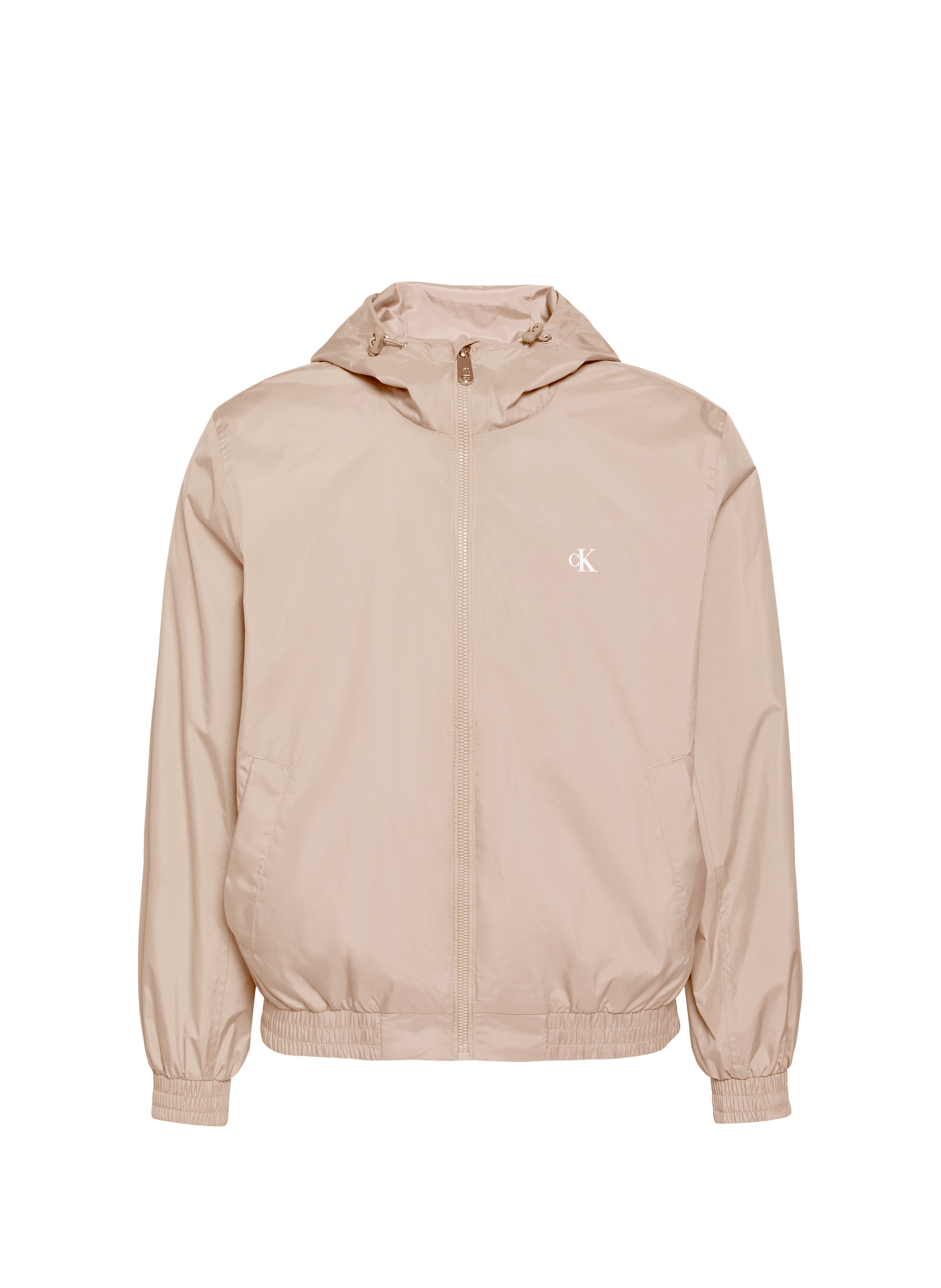 Blouson à capuche à logo CALVIN KLEIN Kaki