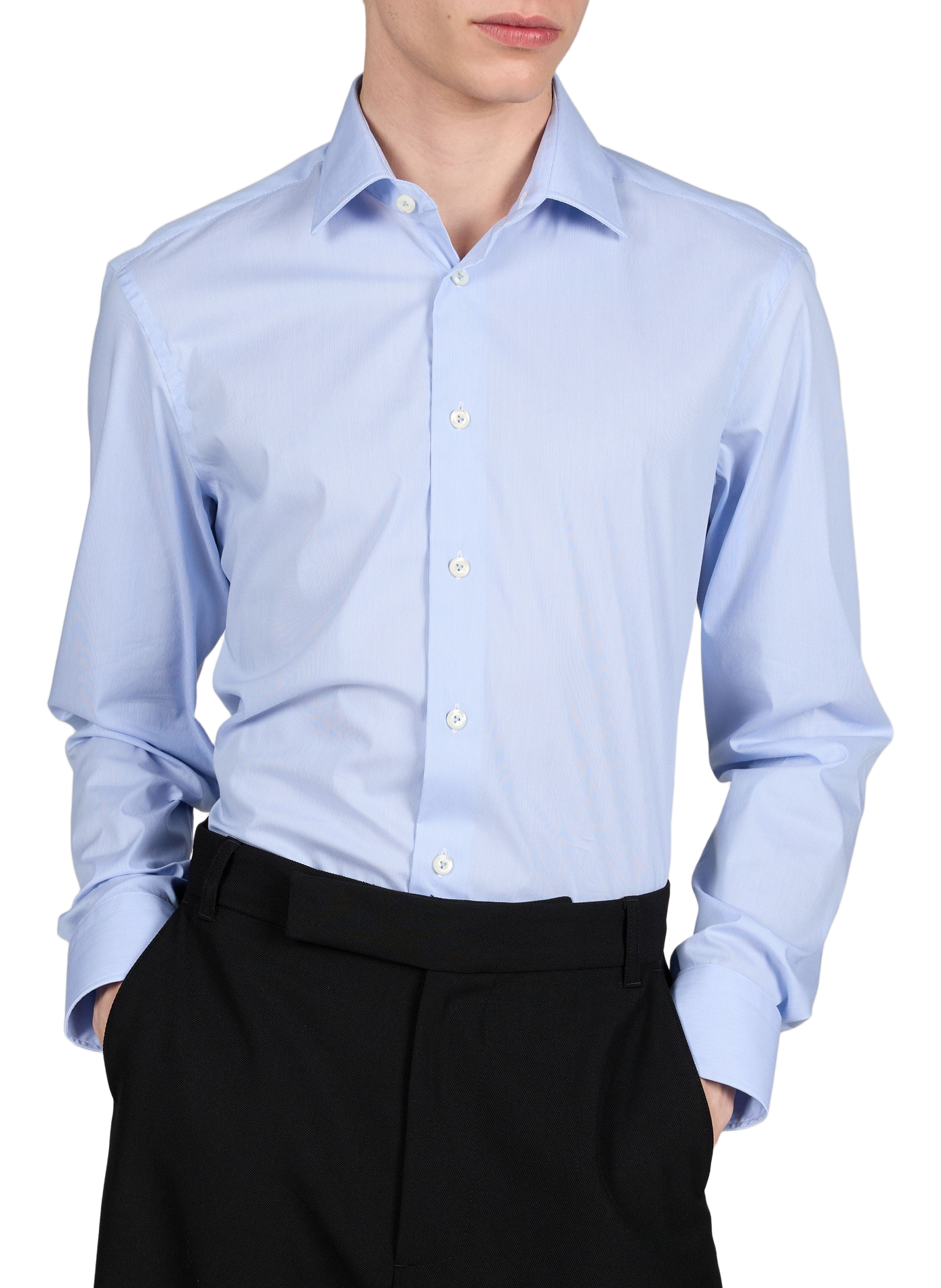 Straight cotton blend Shirt VAN LAACK Blue
