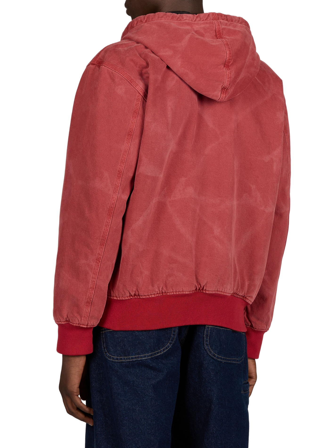 Hooded Cotton Cardigan DICKIES Red