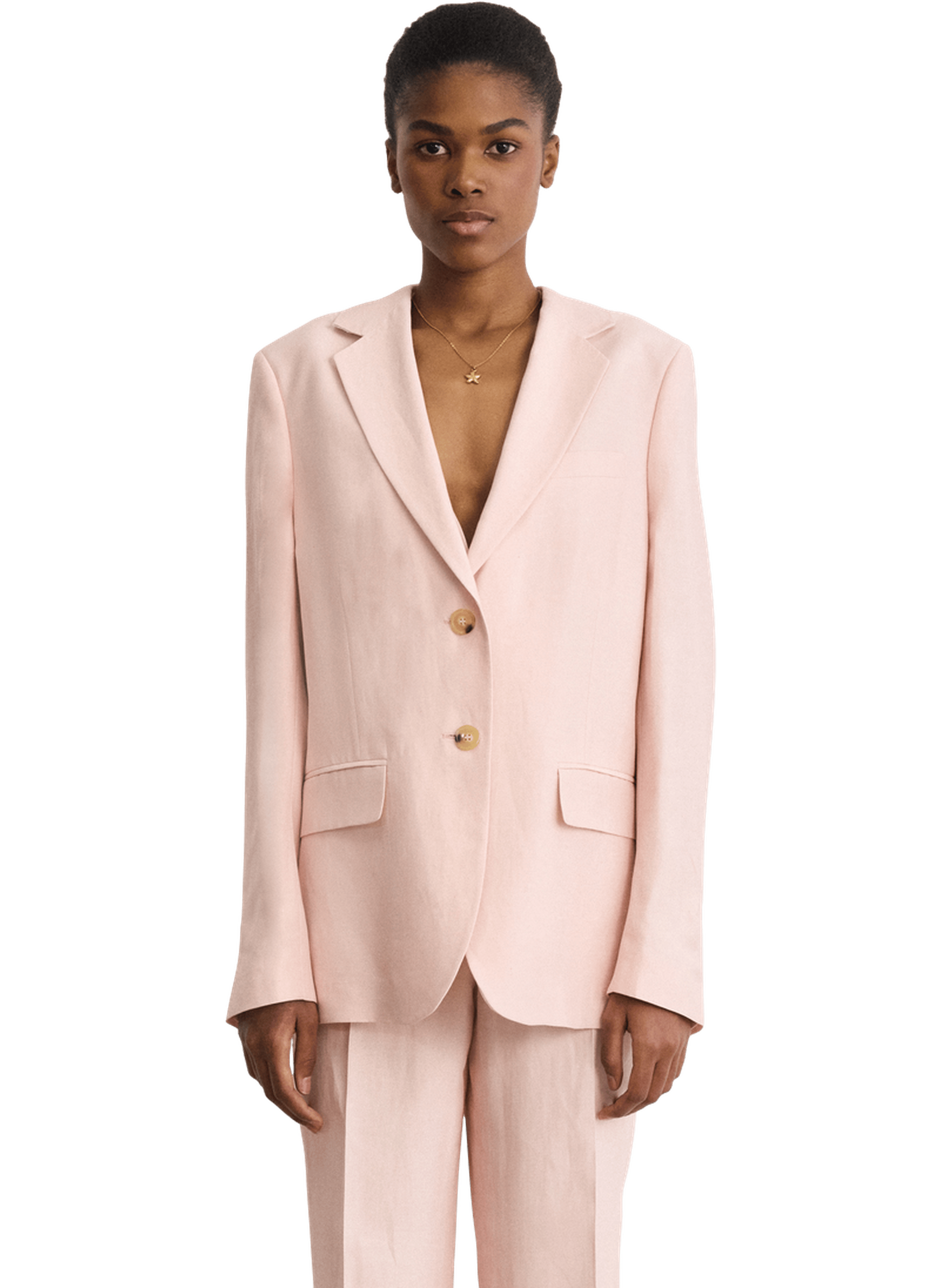 Veste en lin mélangé - maylis PABLO Beige