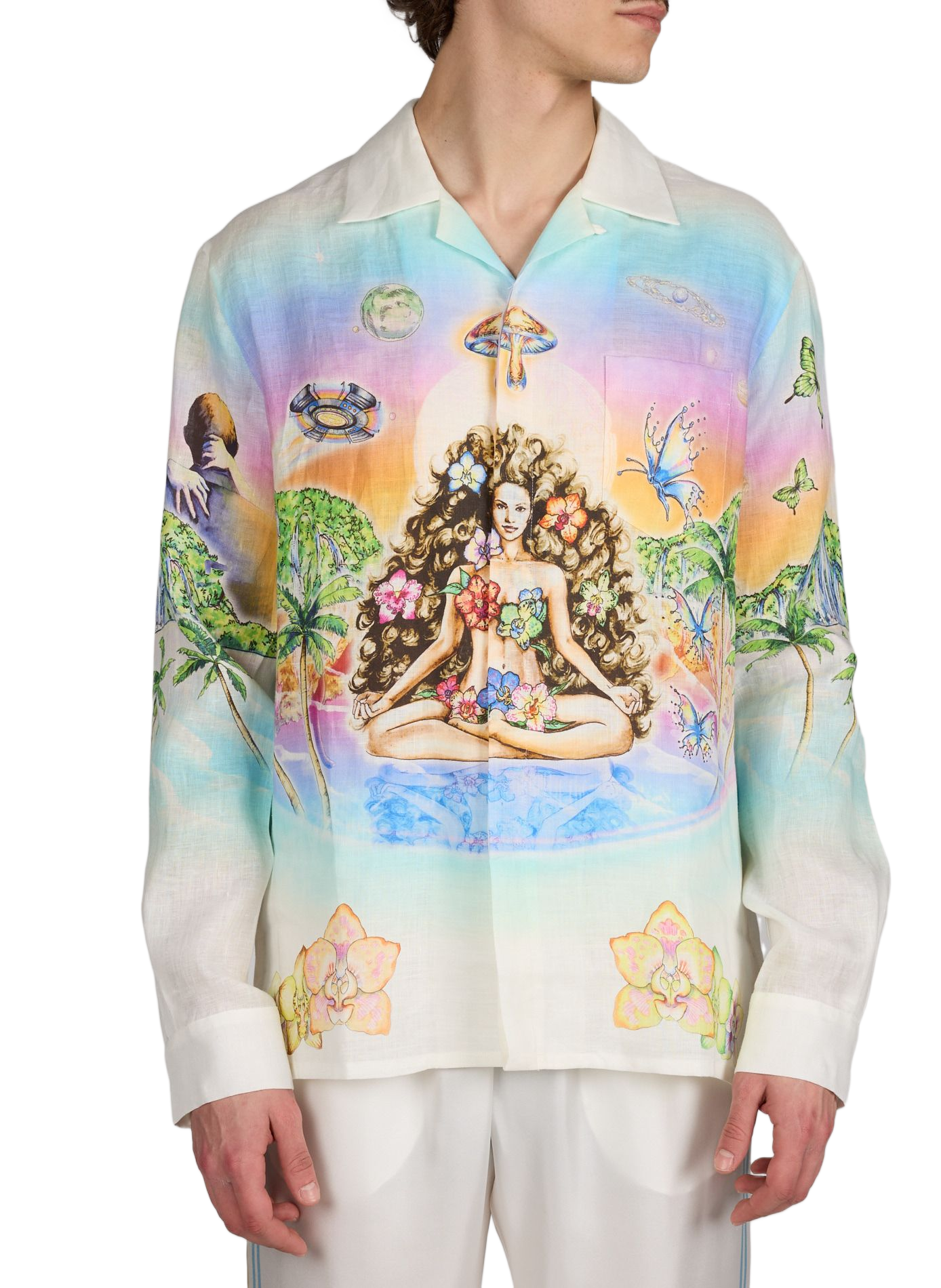 Chemise Innocence imprimée en lin CASABLANCA PARIS Multicolore