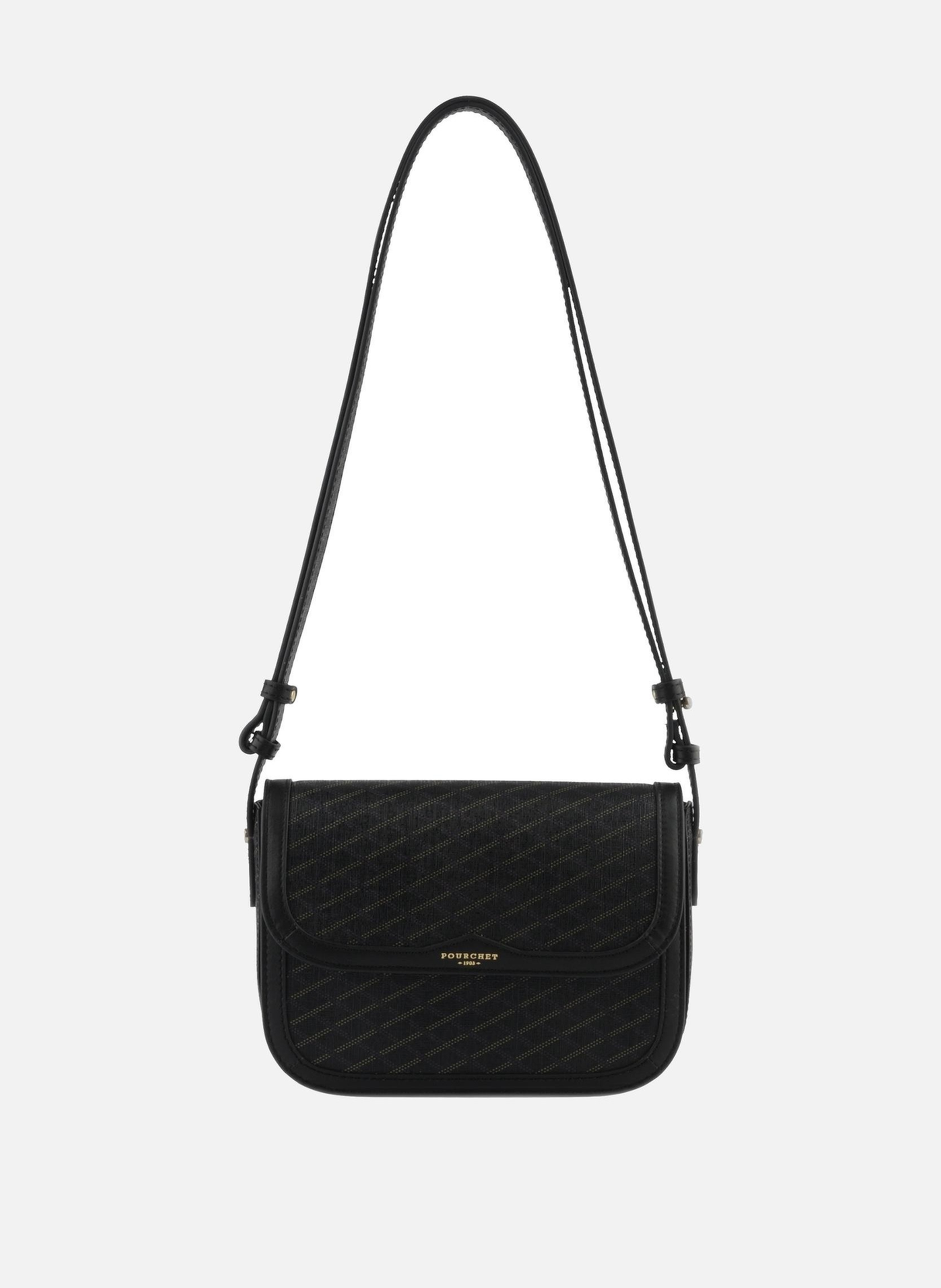 Waves | sac porté épaule POURCHET Noir