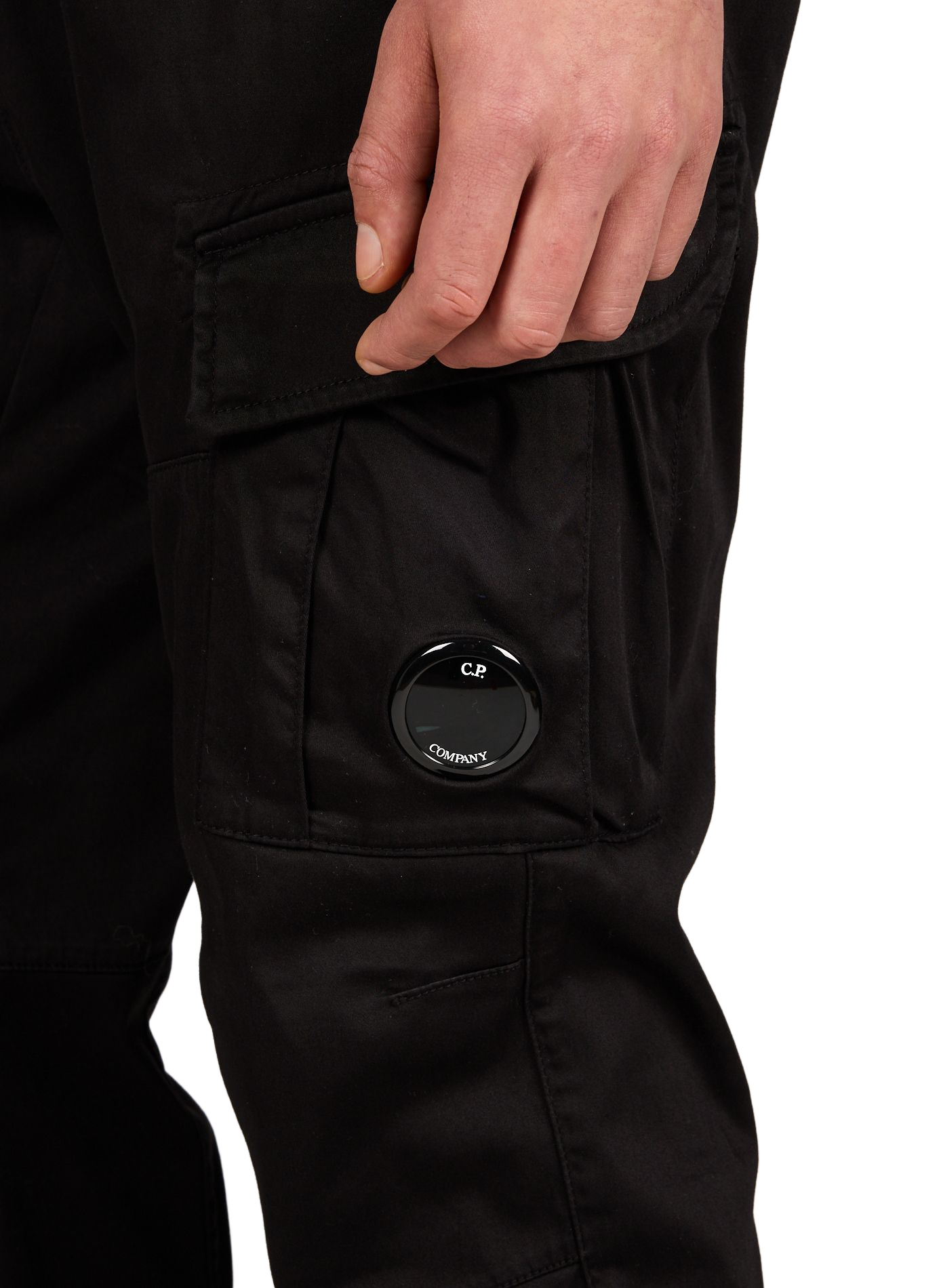 Pantalon en coton mélangé CP COMPANY Noir