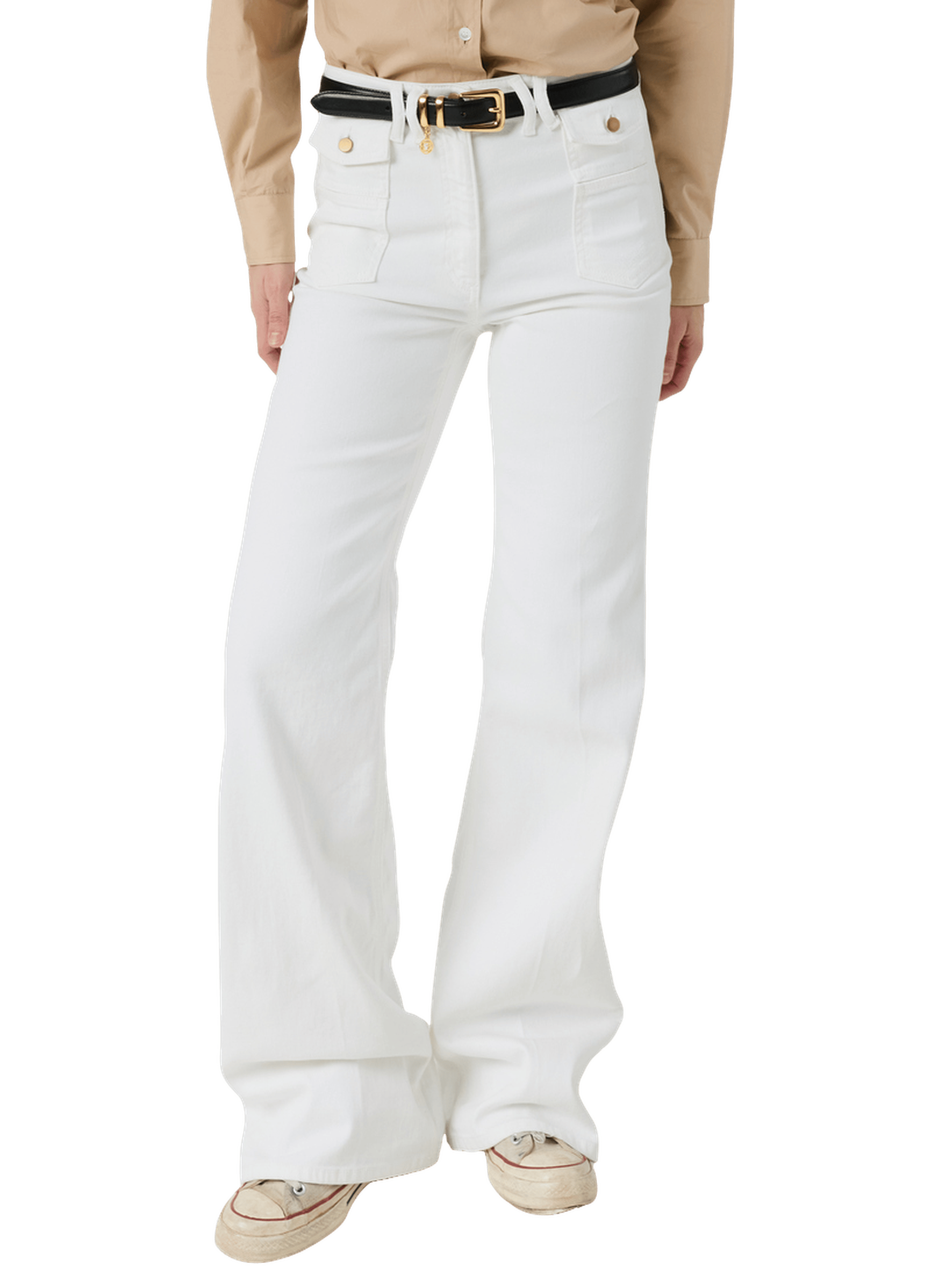 Jean flare - anna GERARD DAREL Blanc