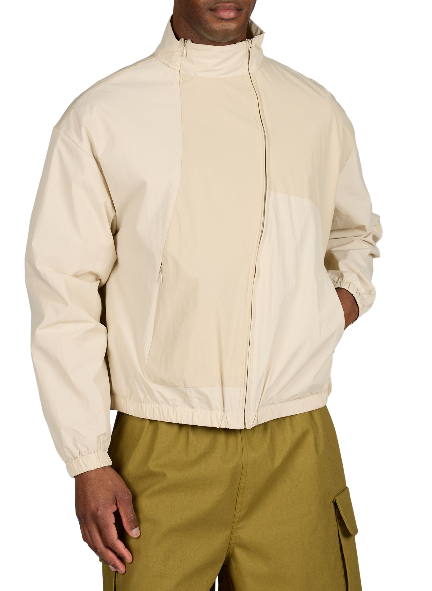 Veste asymétrique à col montant ARTE ANTWERP Beige