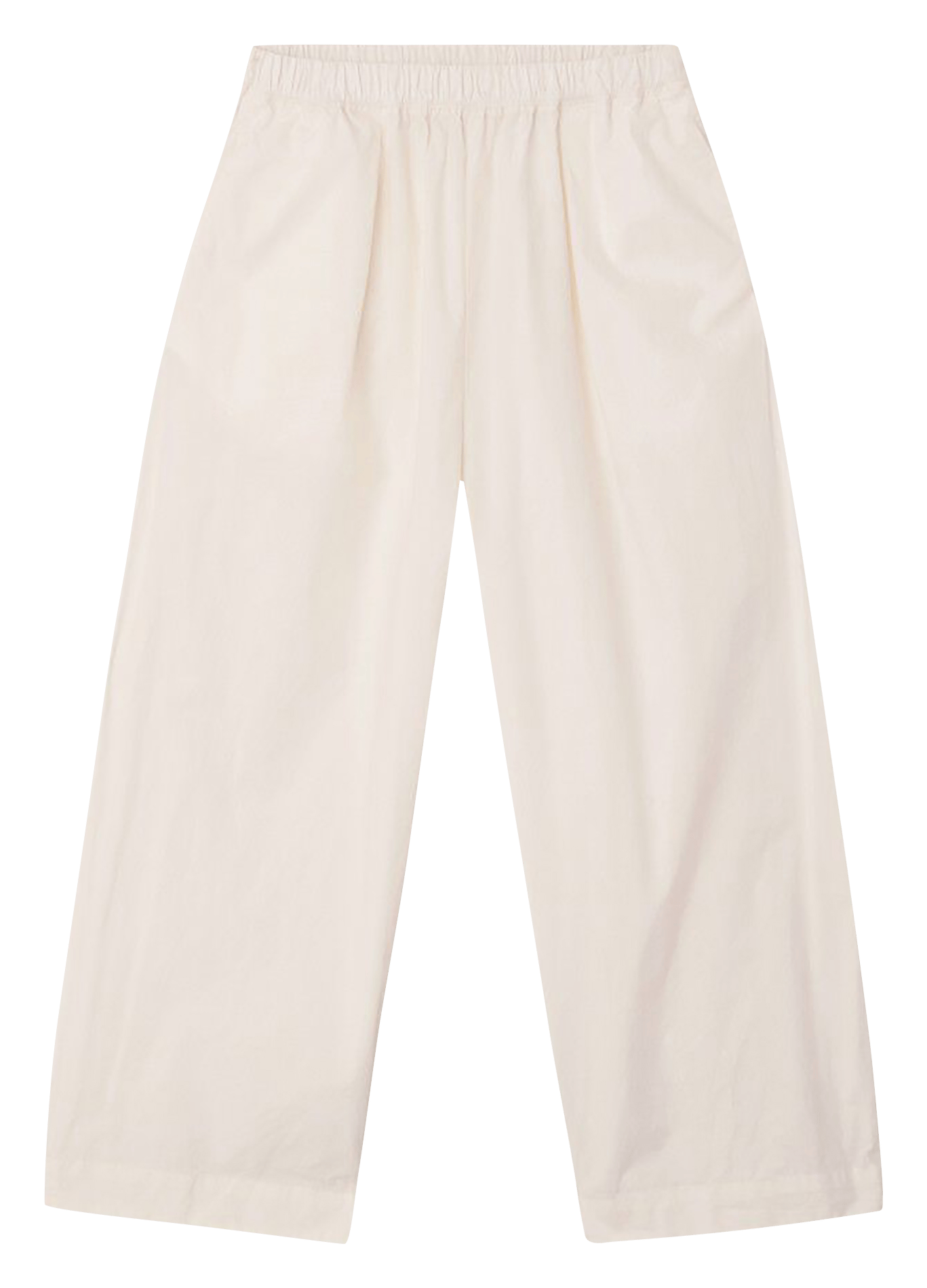 Jogging large taille haute uni bailow AMERICAN VINTAGE Blanc