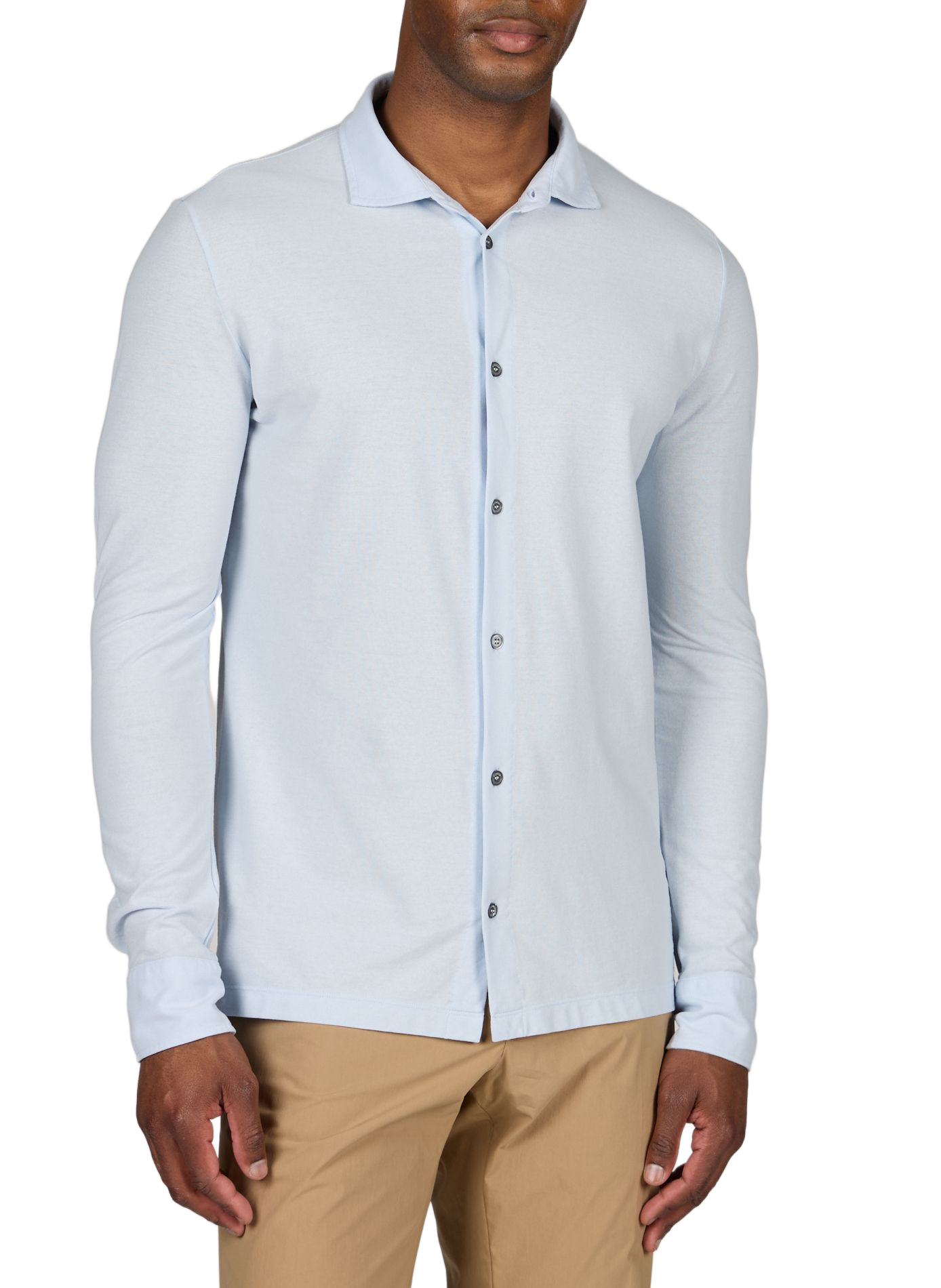 Chemise à col classique en coton SLOWEAR Bleu