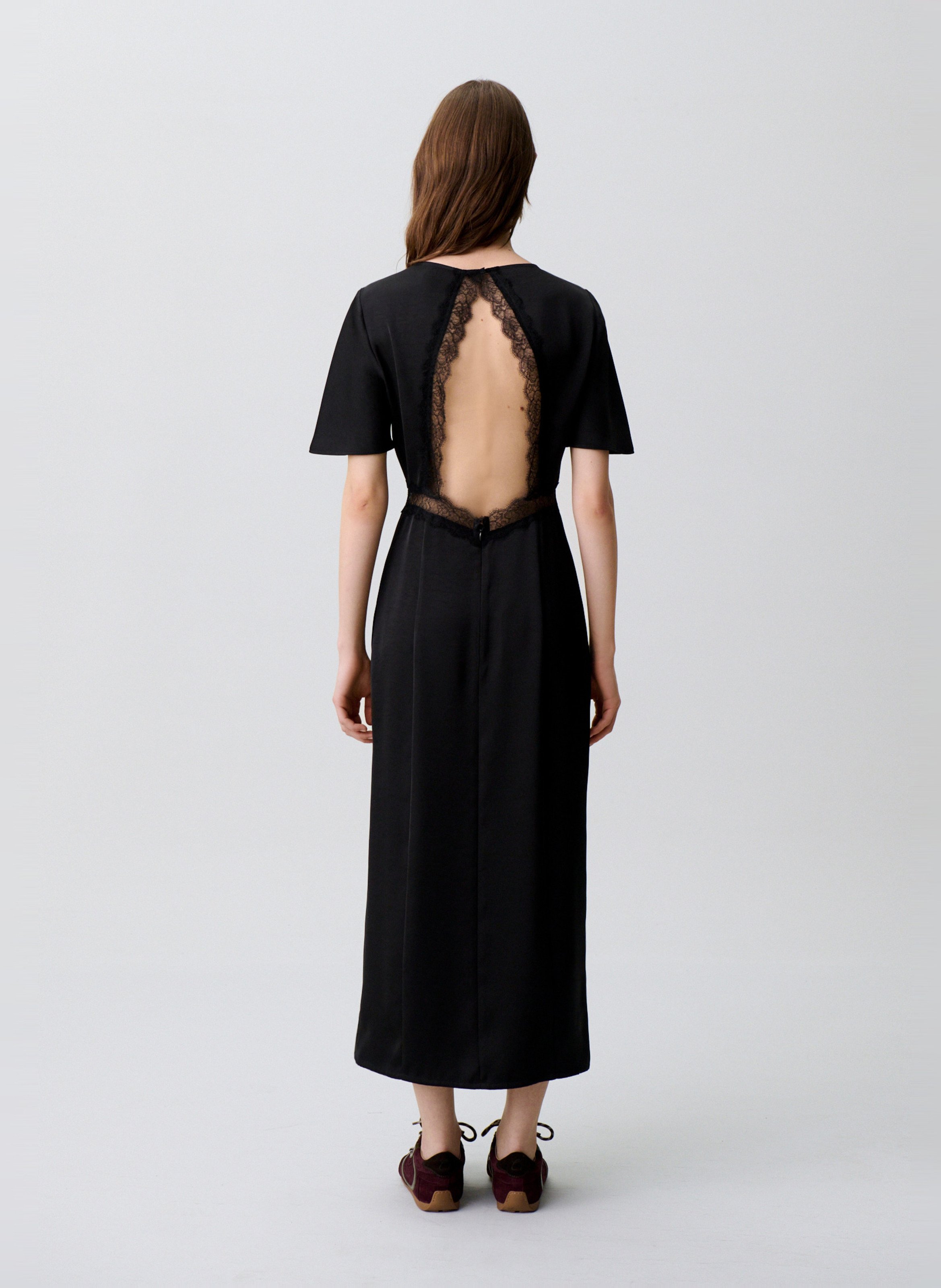 Robe longue droite CLAUDIE PIERLOT Noir