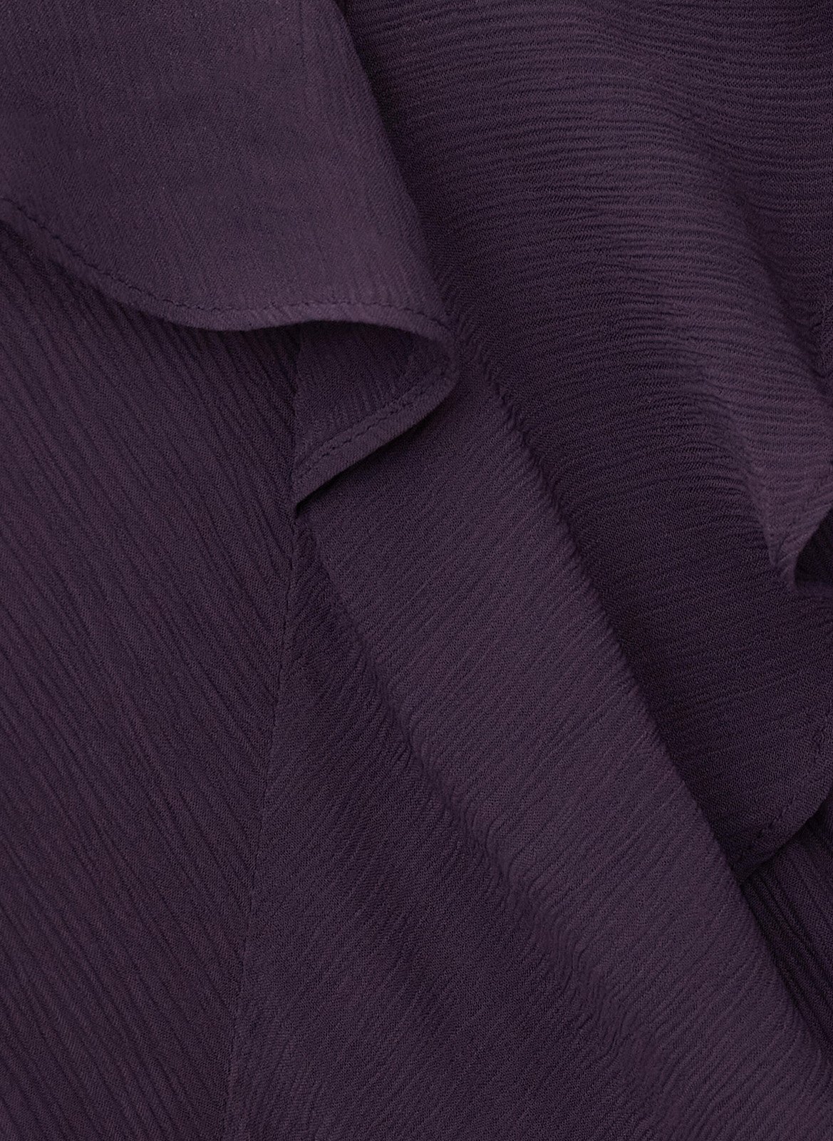 Robe midi col v oceane BA&SH Violet