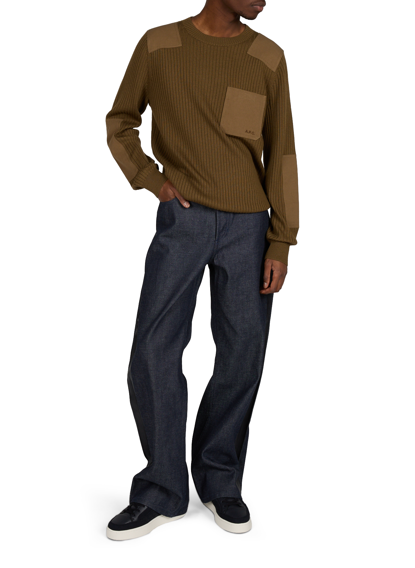 Hands Off umbrella A.P.C. Khaki