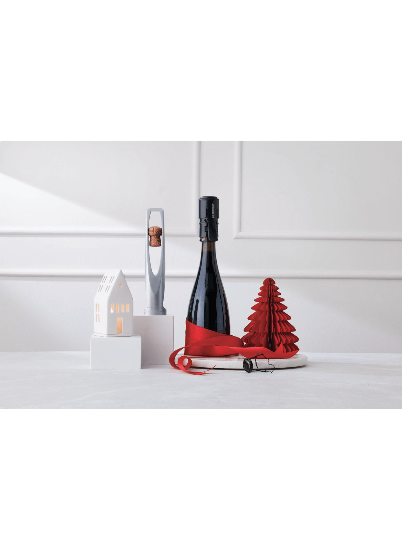 Verschluss SW-106 für prickelnden Wein LE CREUSET Schwarz