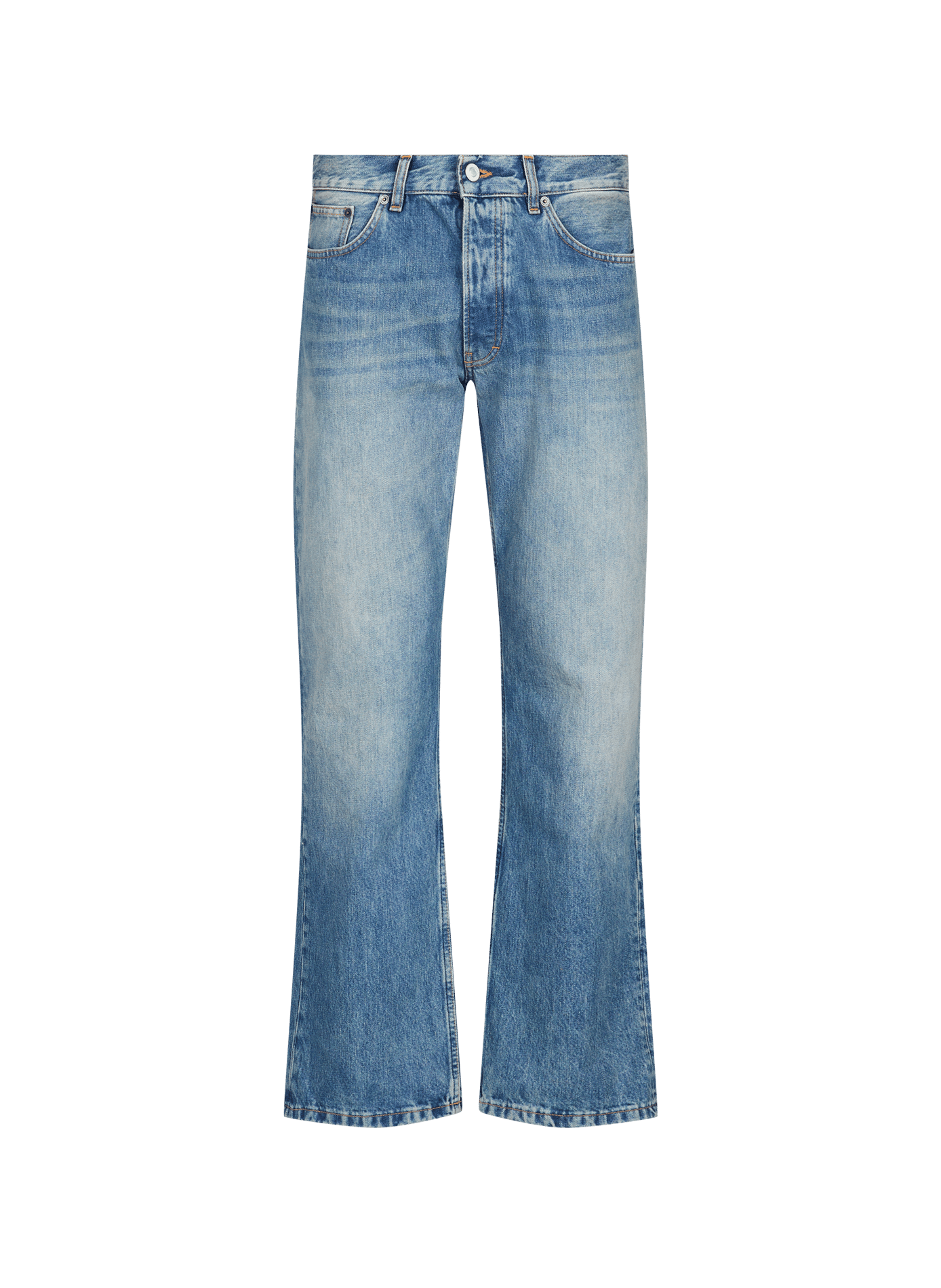 Arrow straight jeans in cotton denim JEANERICA DENIM Blue