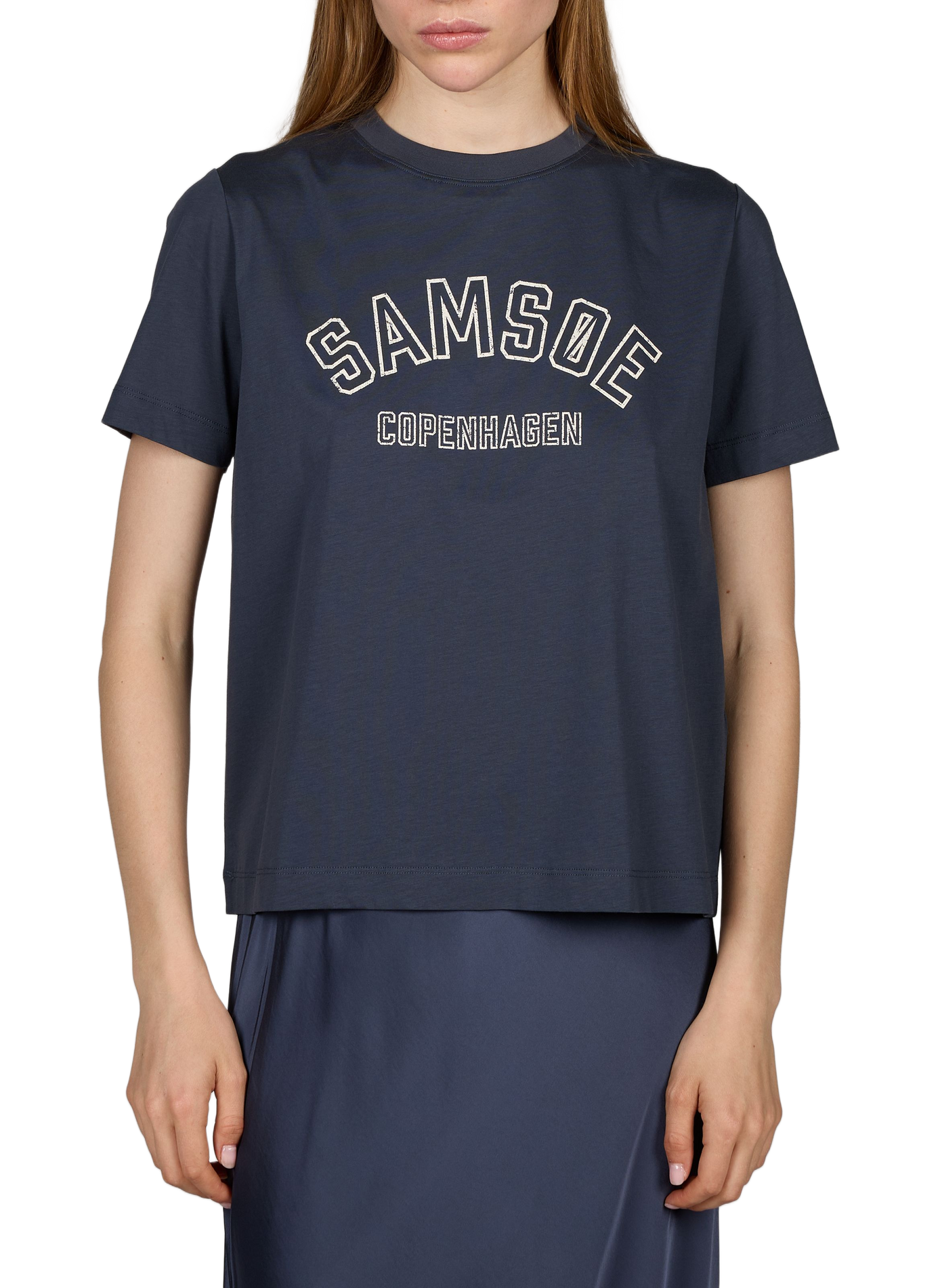 T-shirt Sacamino SS SAMSOE SAMSOE Bleu