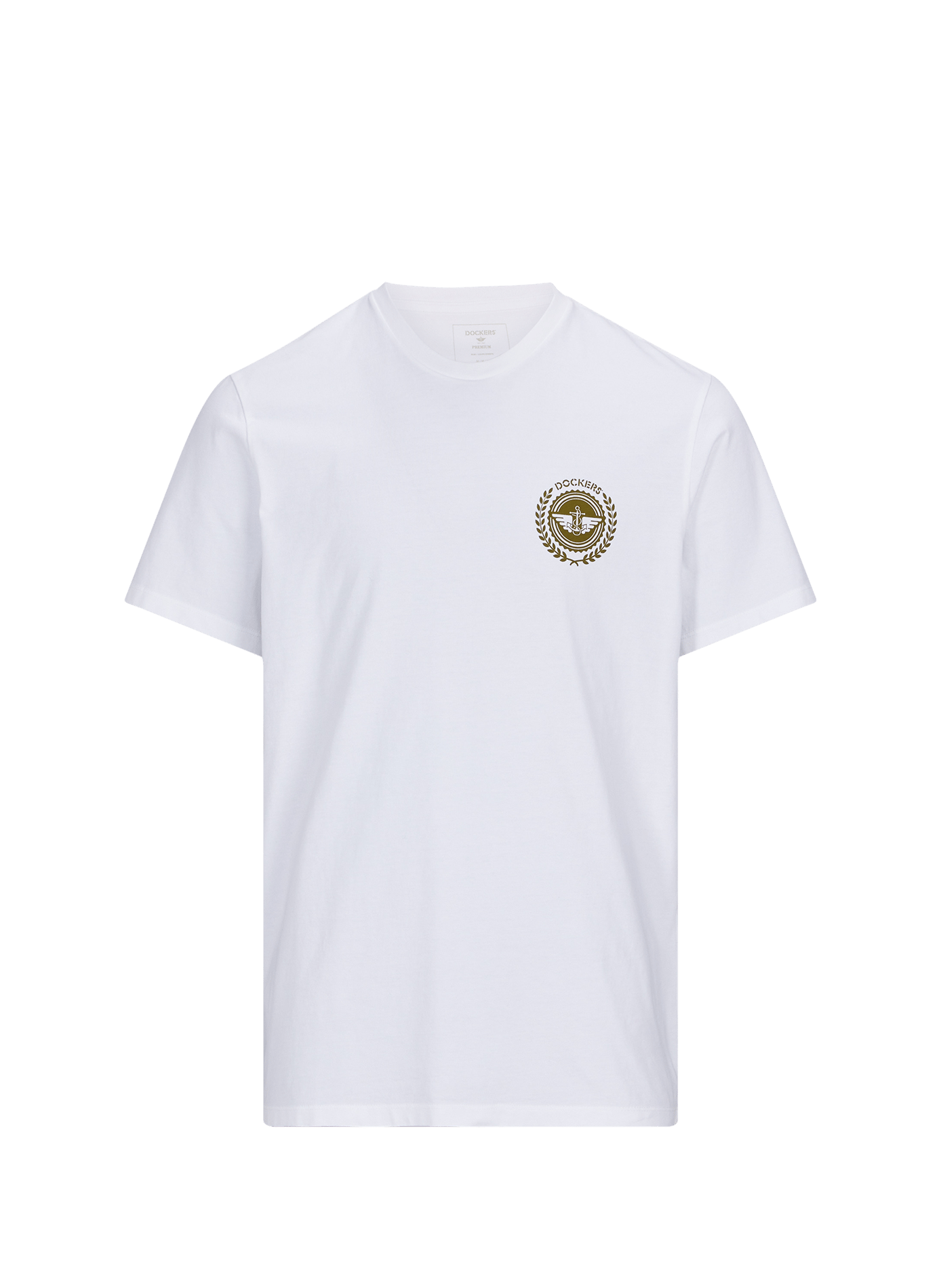 T-Shirt mit Logo aus Baumwolle DOCKERS Weiss