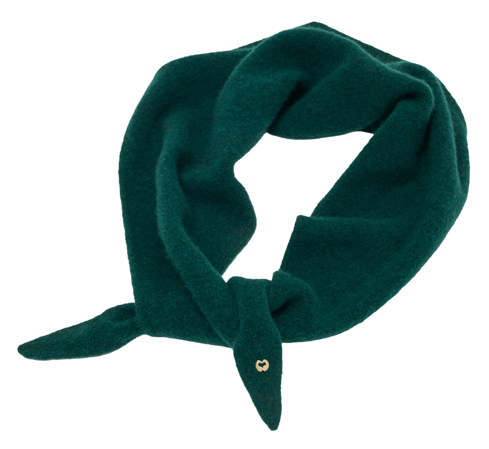 Echarpe triangle en laine mélangée MAJE Vert