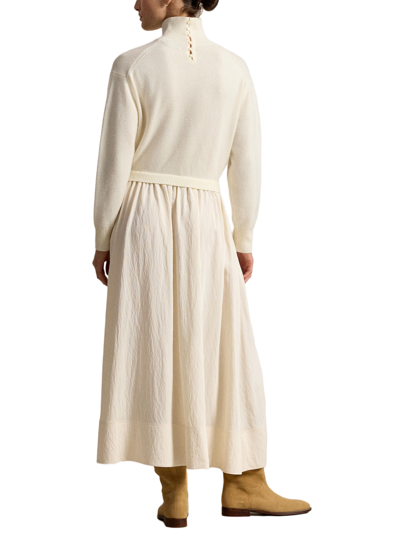 Weites langes Wollkleid POLO RALPH LAUREN Beige