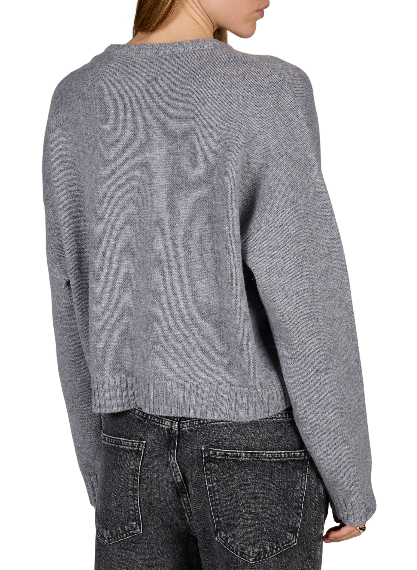 Oversized Mistral wool jumper BERENICE Grey