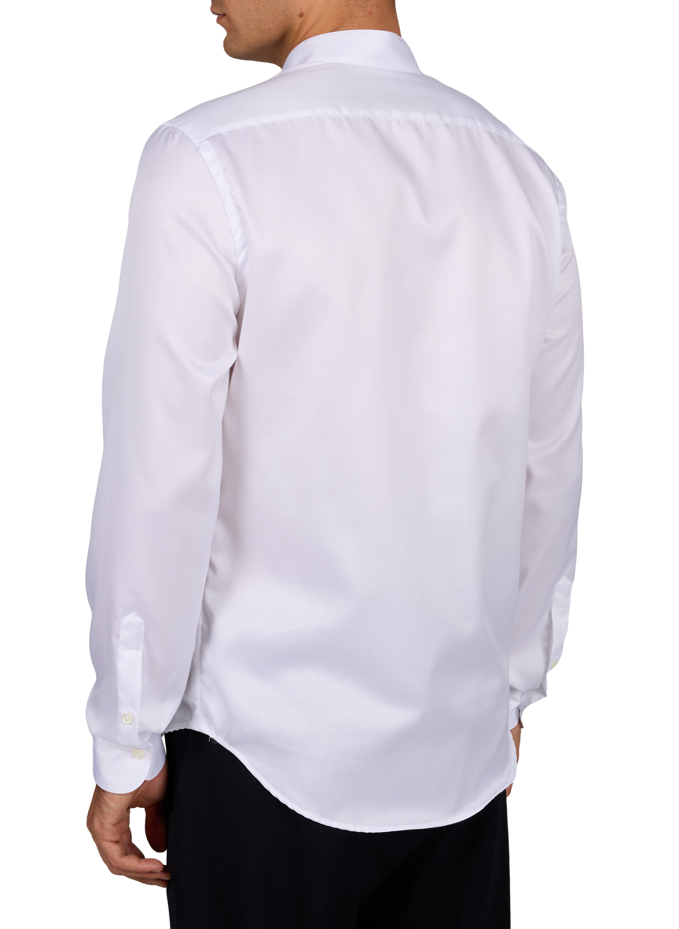 Chemise col classique manches contrastantes en coton VAN LAACK White