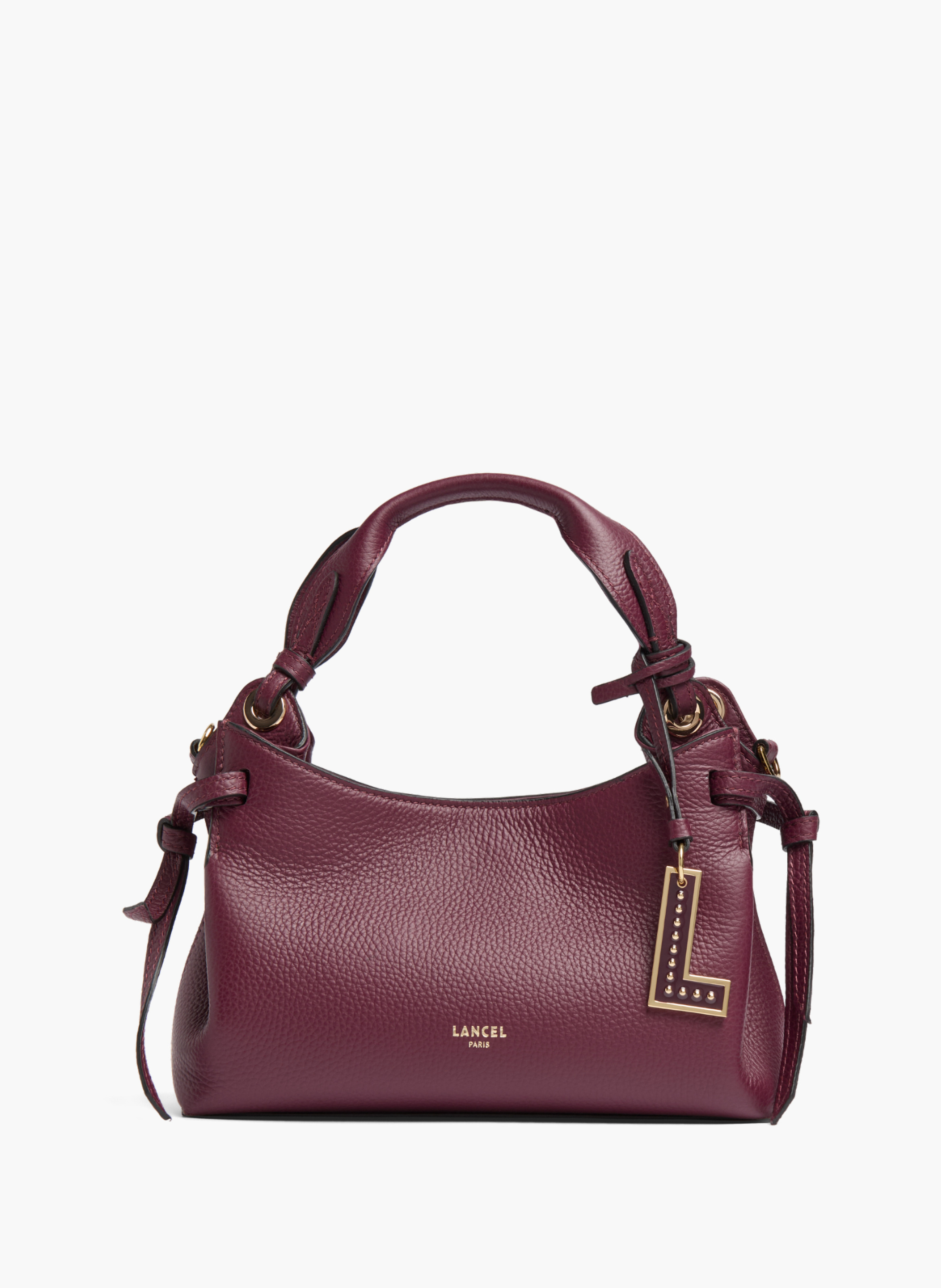 Sac mini tote LANCEL Violet