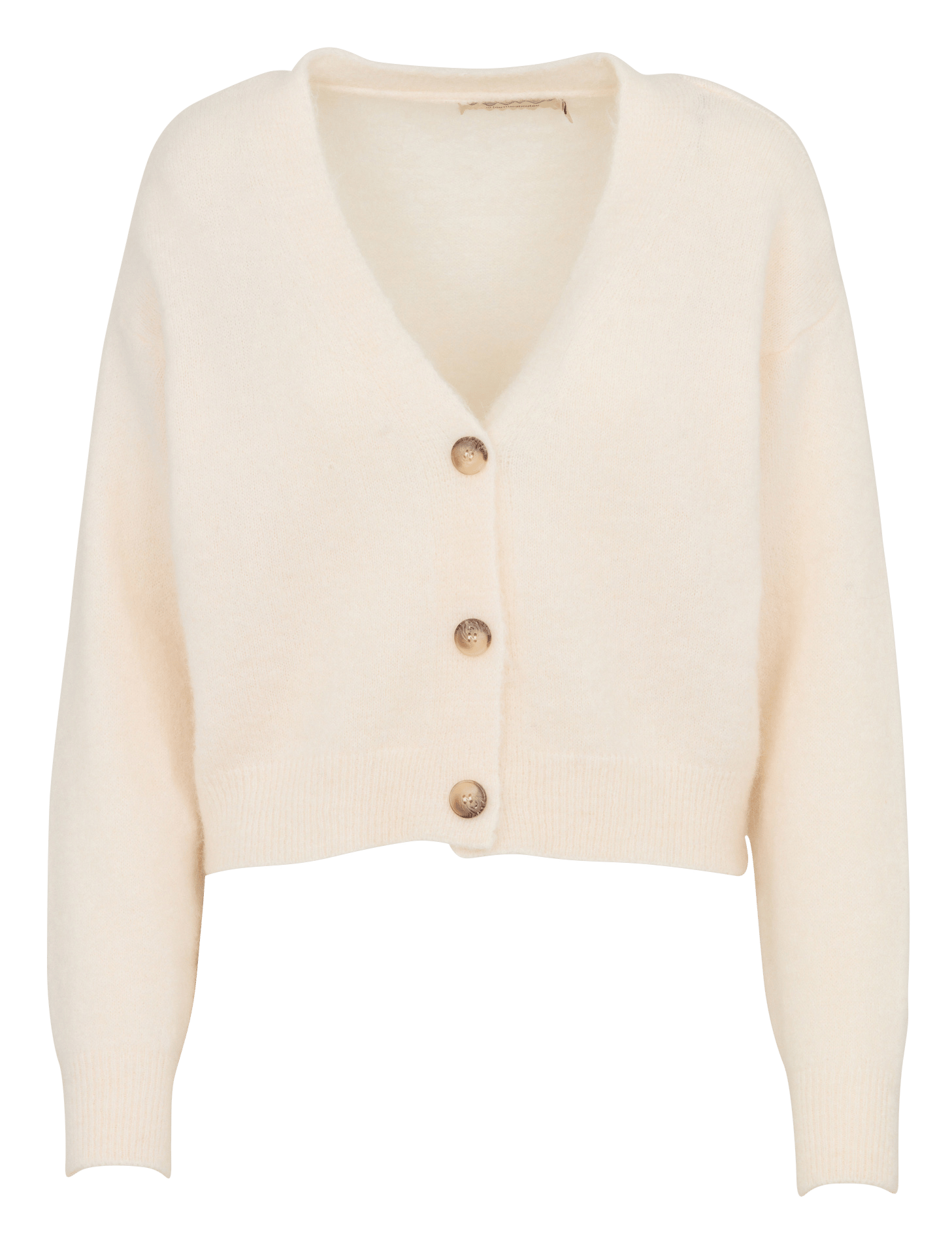 Oversized vest van gemengde wol LA FEE MARABOUTEE Wit