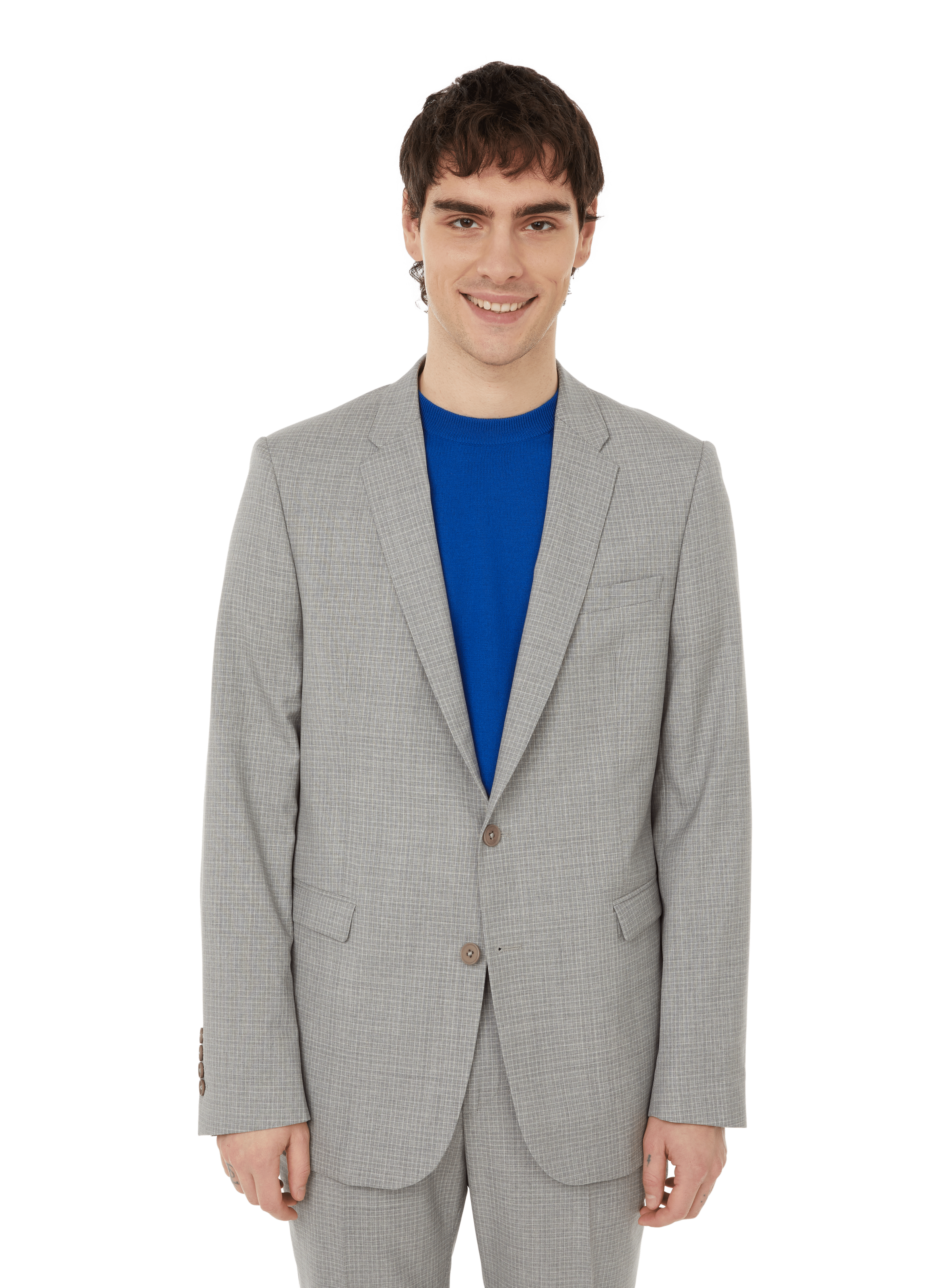 BRUMMELL Wollanzugjacke Grau