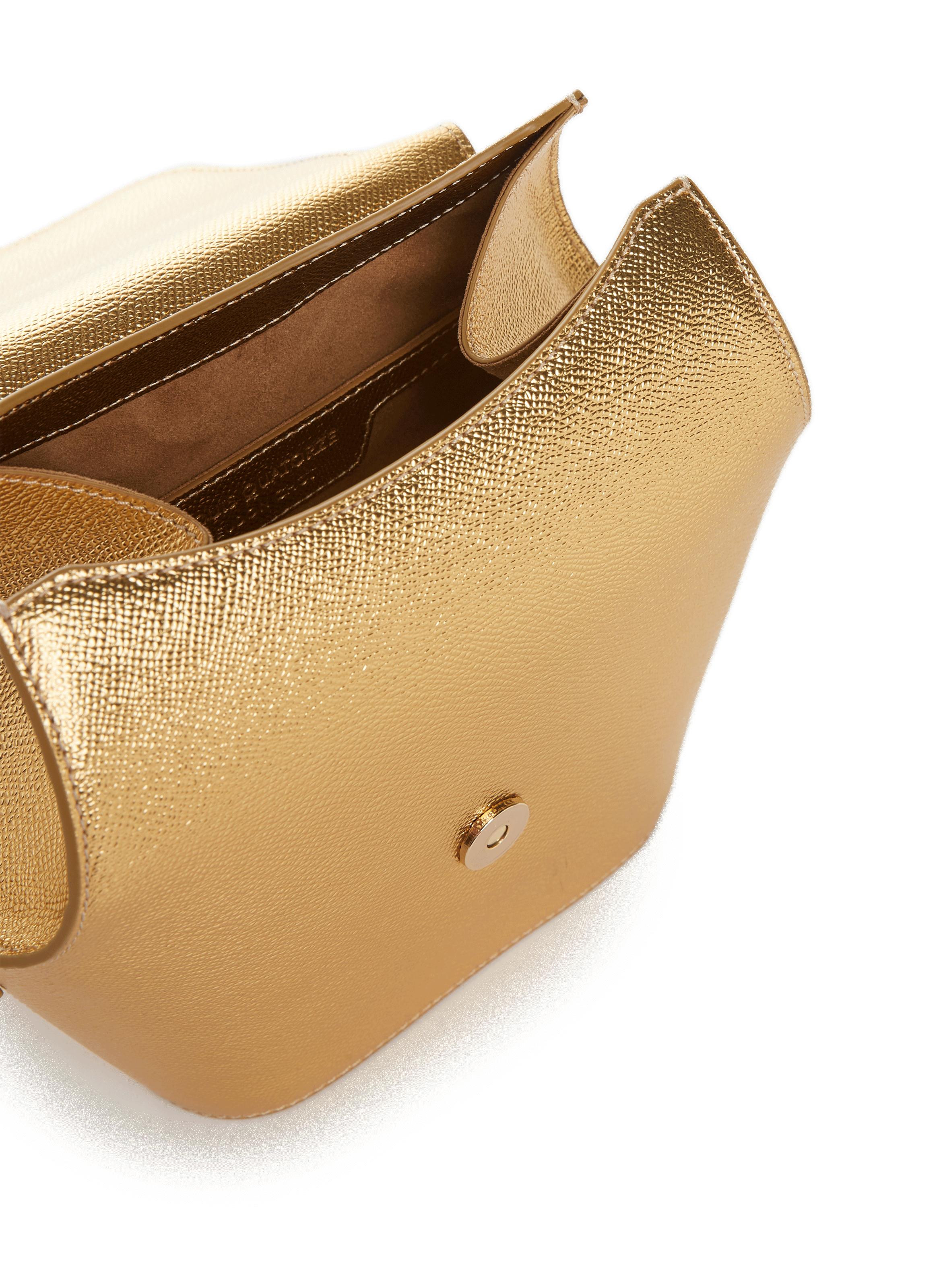 Eudon Choi x Louis Quatorze - Lina metallic grained leather bag EUDON CHOI Golden