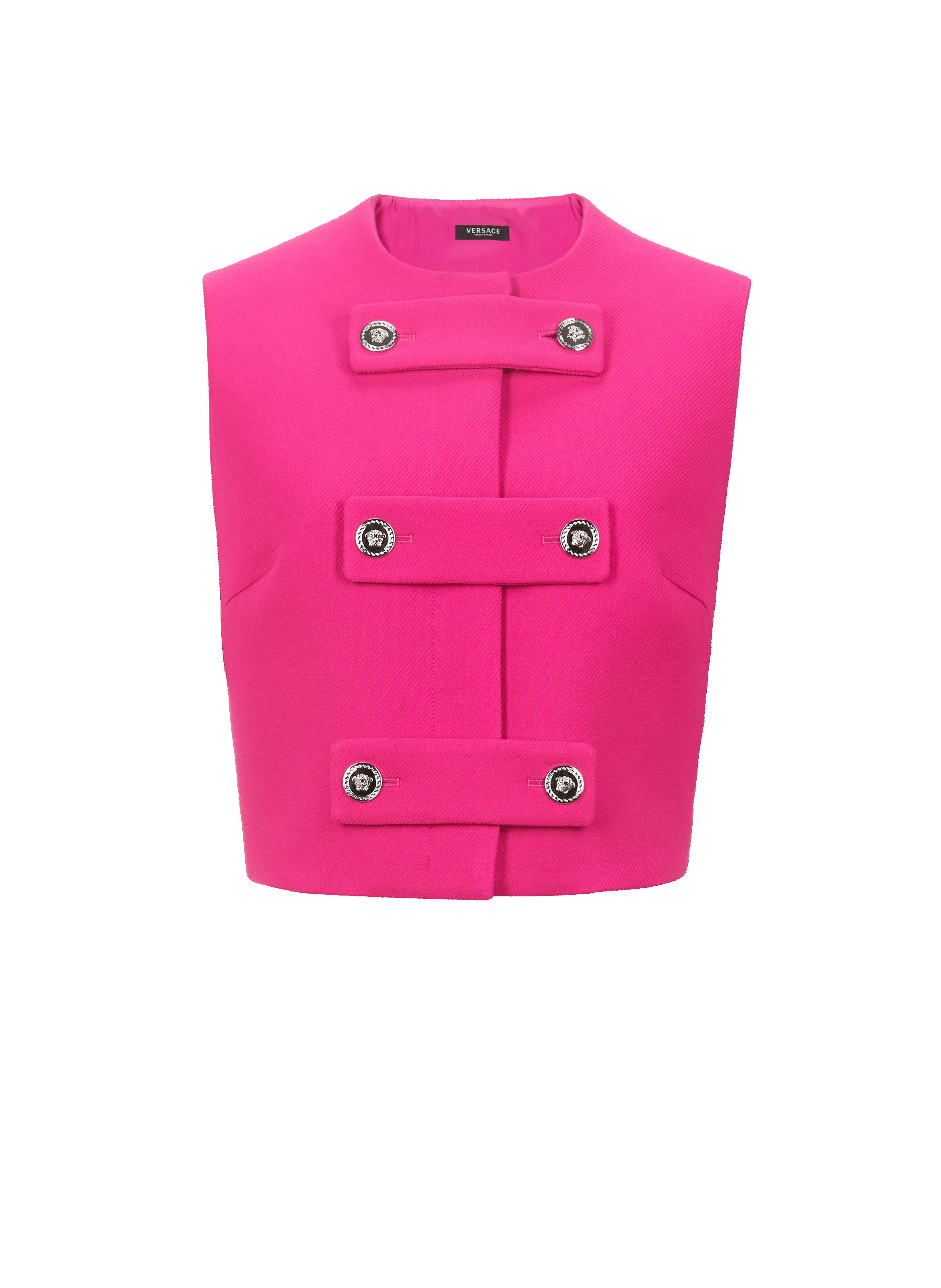 VERSACE Sleeveless jacket Pink