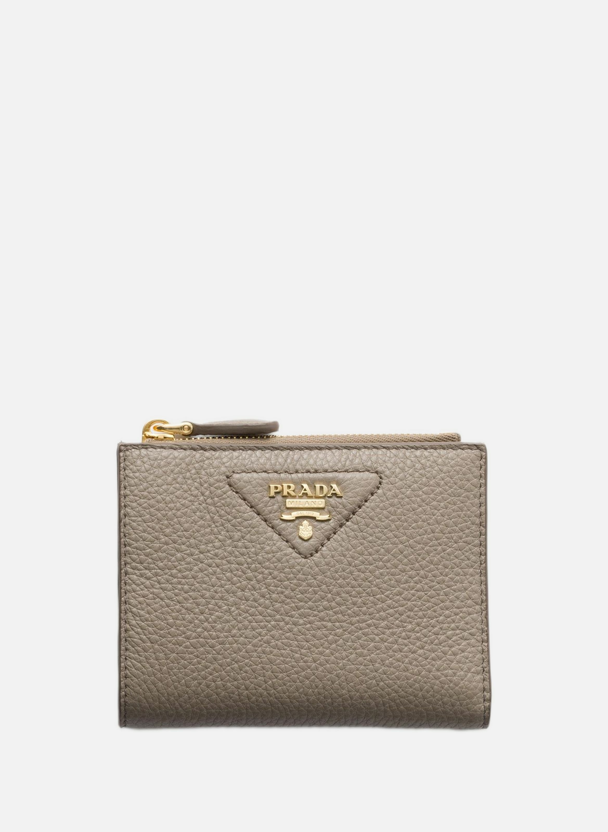 Petit portefeuille en cuir PRADA 