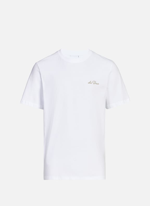 T-shirt brodé en coton bio Blanc by LES DEUX LES DEUX T-shirt brodé en coton bio Blanc