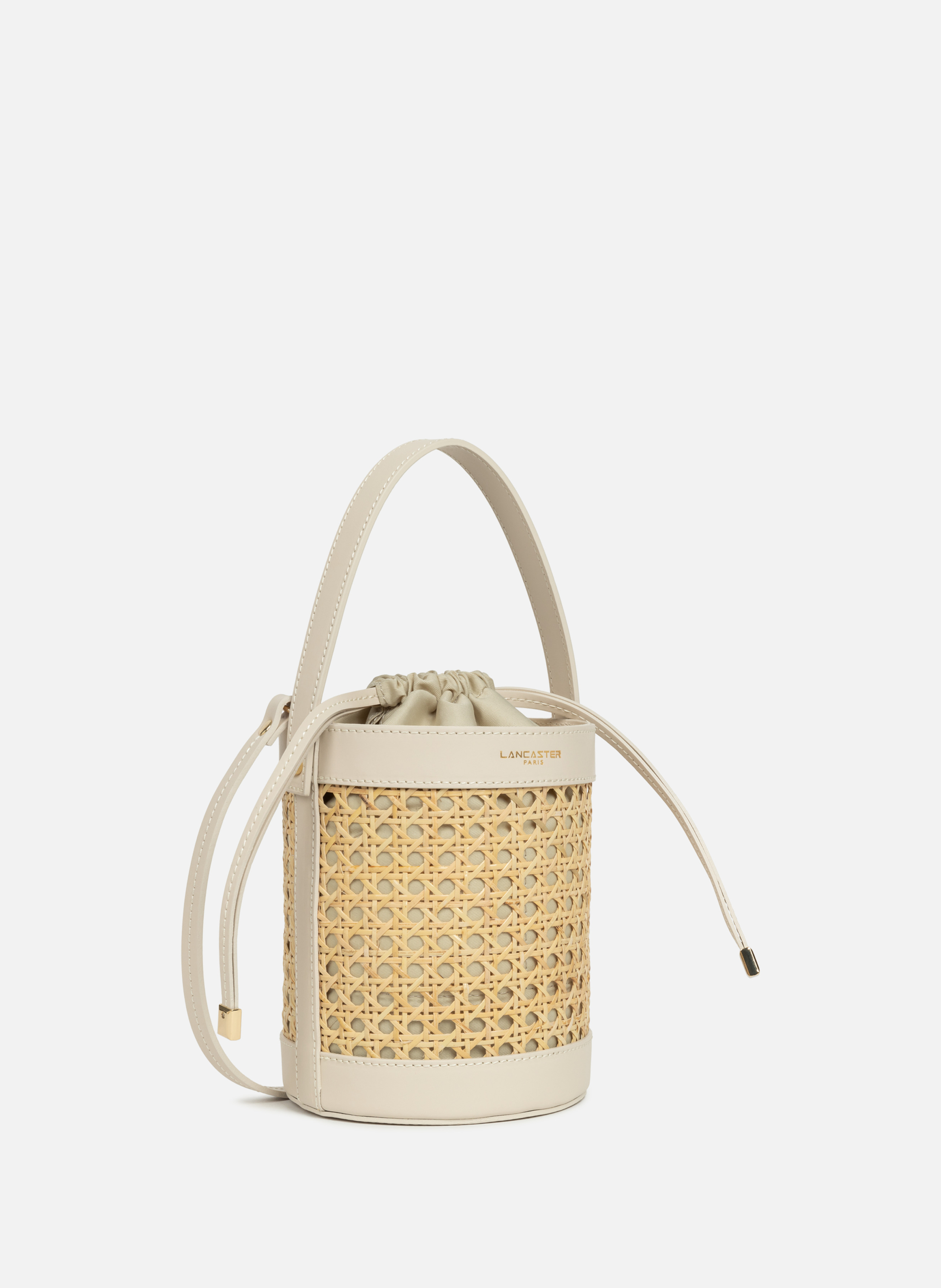 M bucket bag - Cannage Rotin LANCASTER Beige
