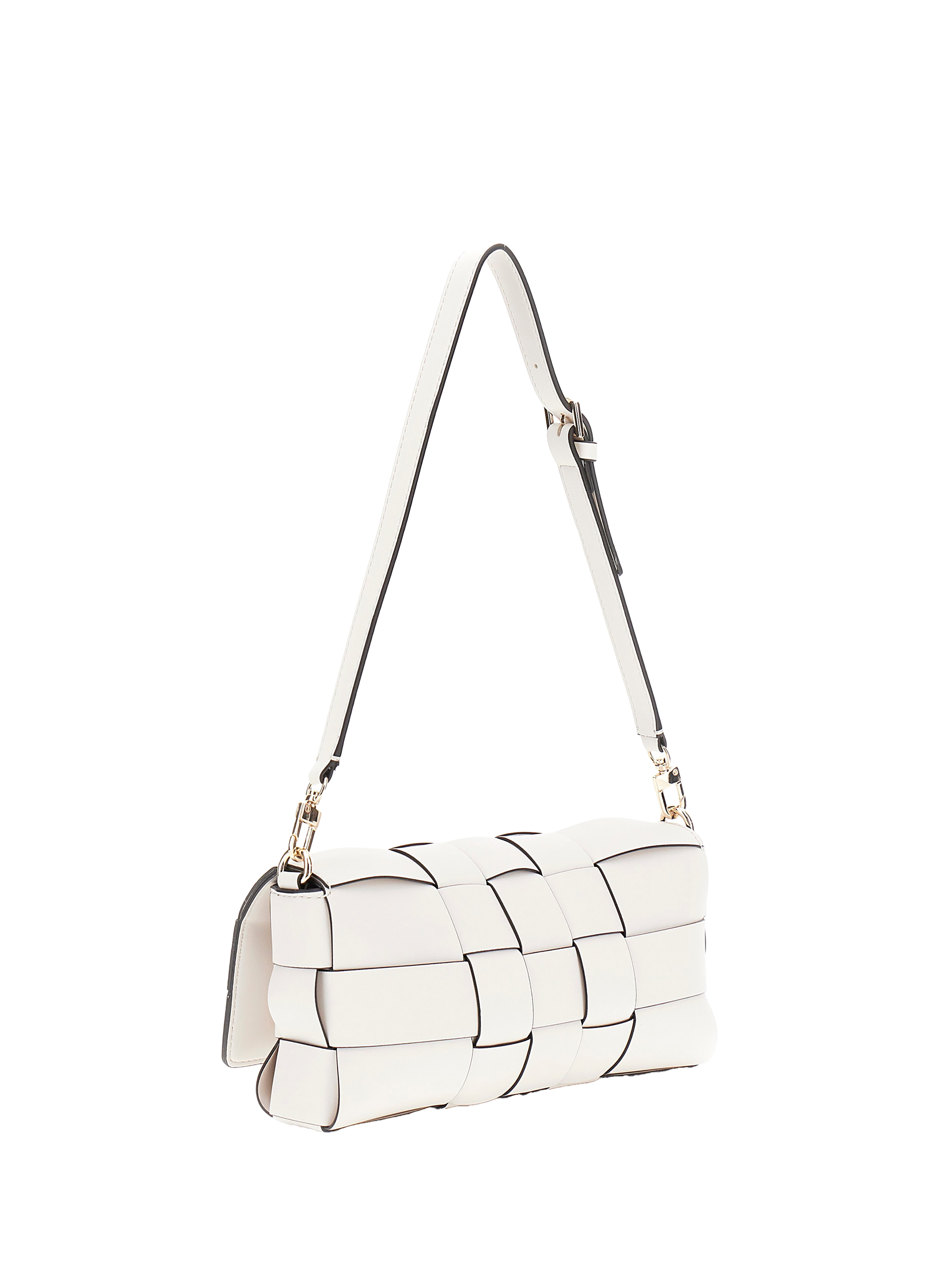 Sac à main Maylee tressé GUESS Beige