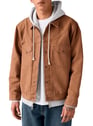 Veste droite col classique en coton | Marron by LEVI'S LEVI'S Veste droite col classique en coton | Marron