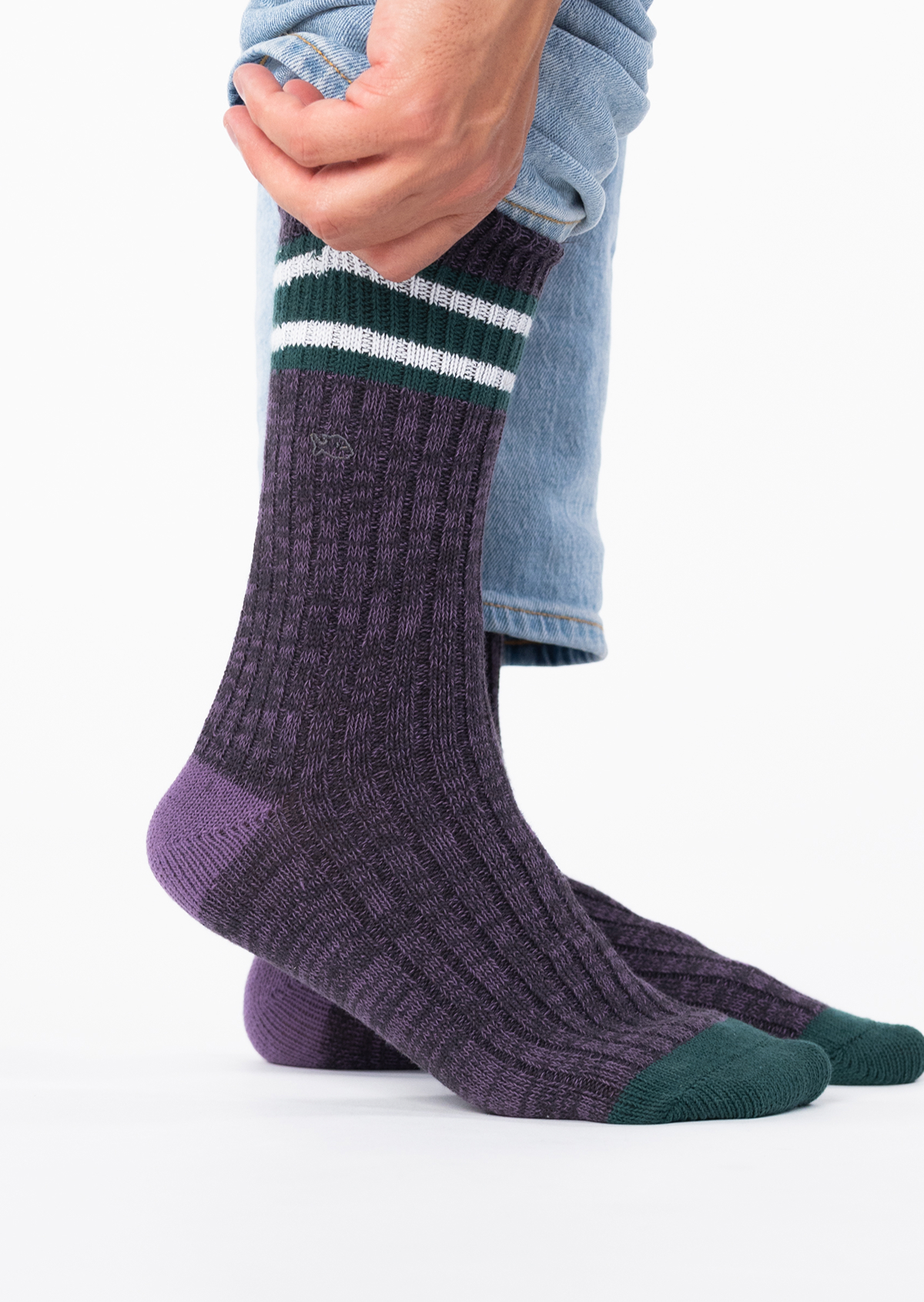 Chaussettes en coton épais club BILLYBELT Violet