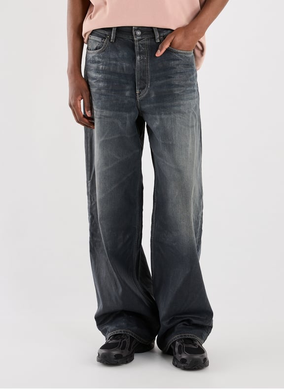 Loose cotton Jeans Black by ACNE STUDIOS ACNE STUDIOS Loose cotton Jeans Black