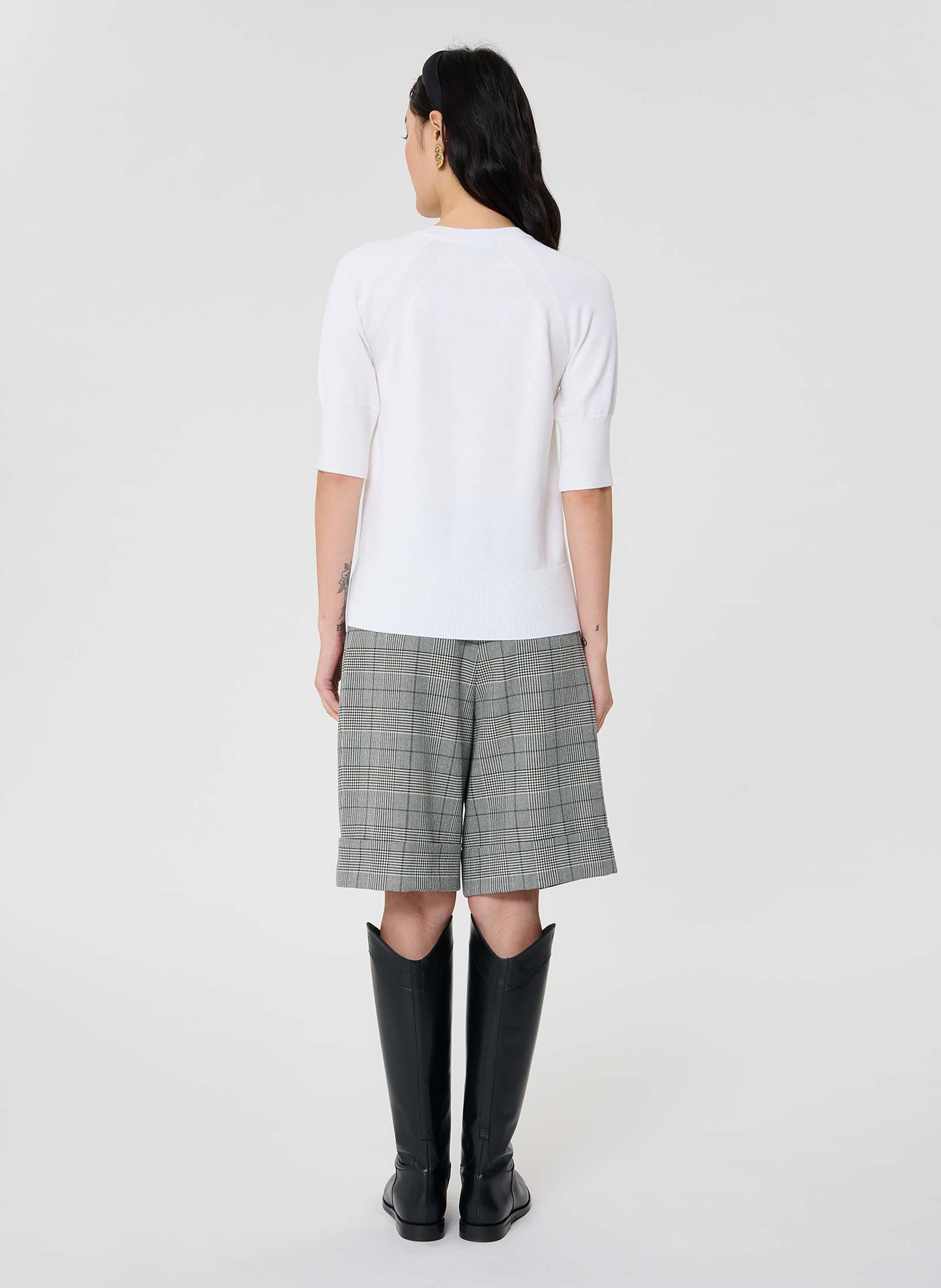 Pull pastelle TARA JARMON Blanc