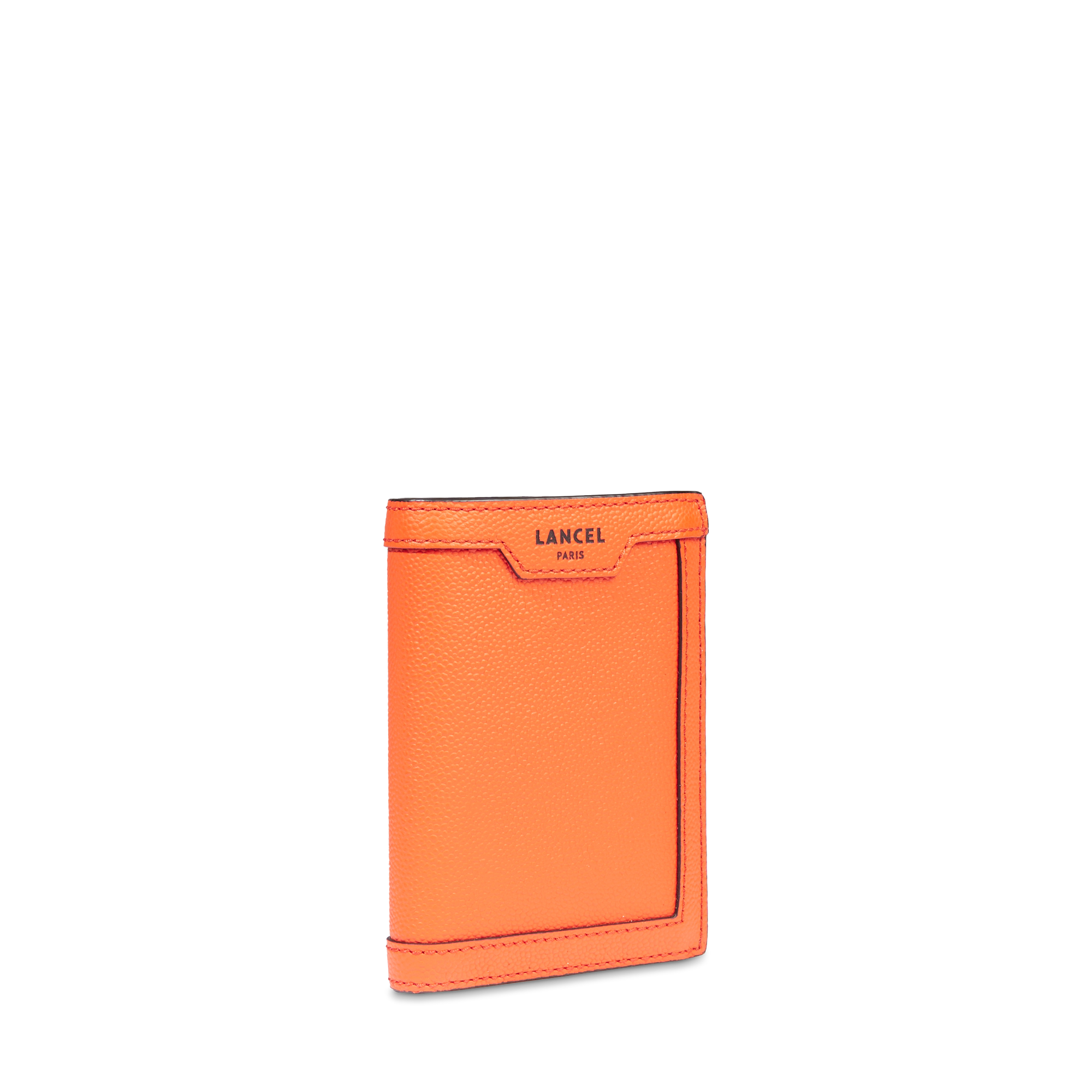 Portefeuille européen charlie de lancel en cuir LANCEL Orange