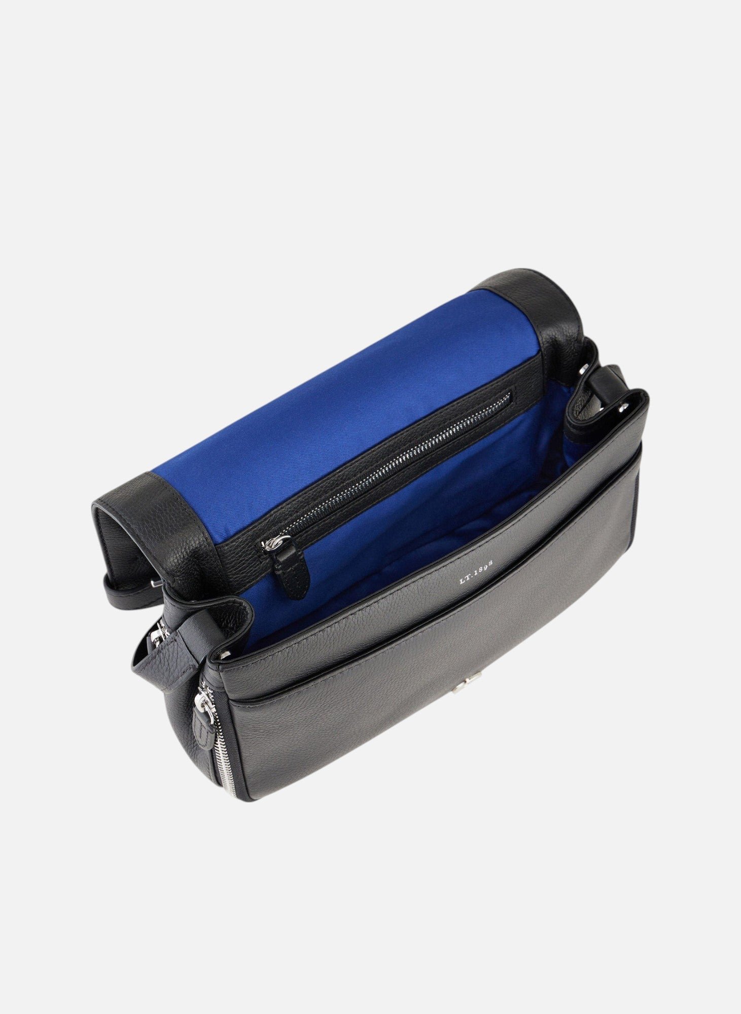 Petit sac bandoulière simone en cuir grainé LE TANNEUR Noir