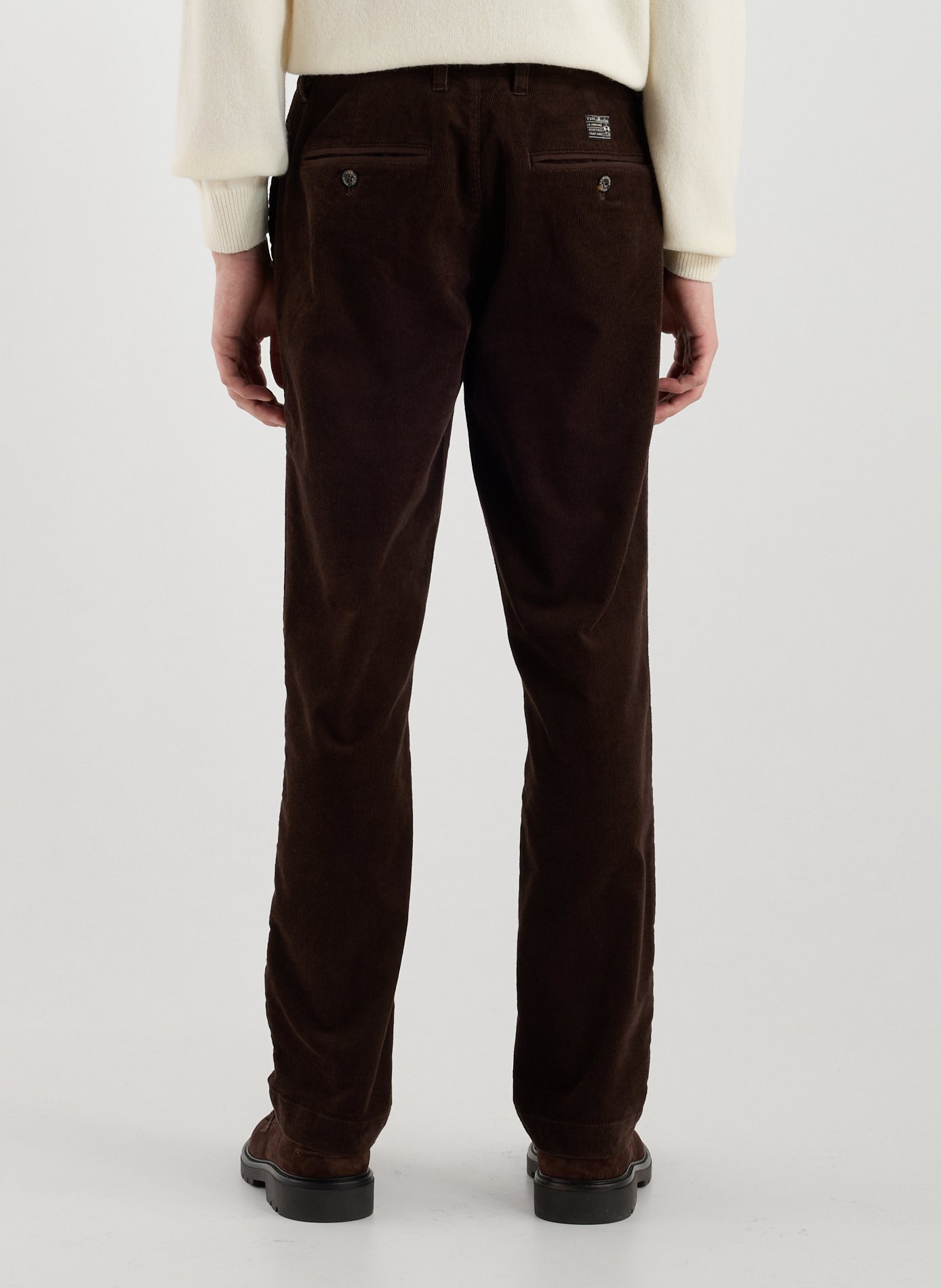 Straight corduroy pants in a cotton blend LA MARTINA Brown