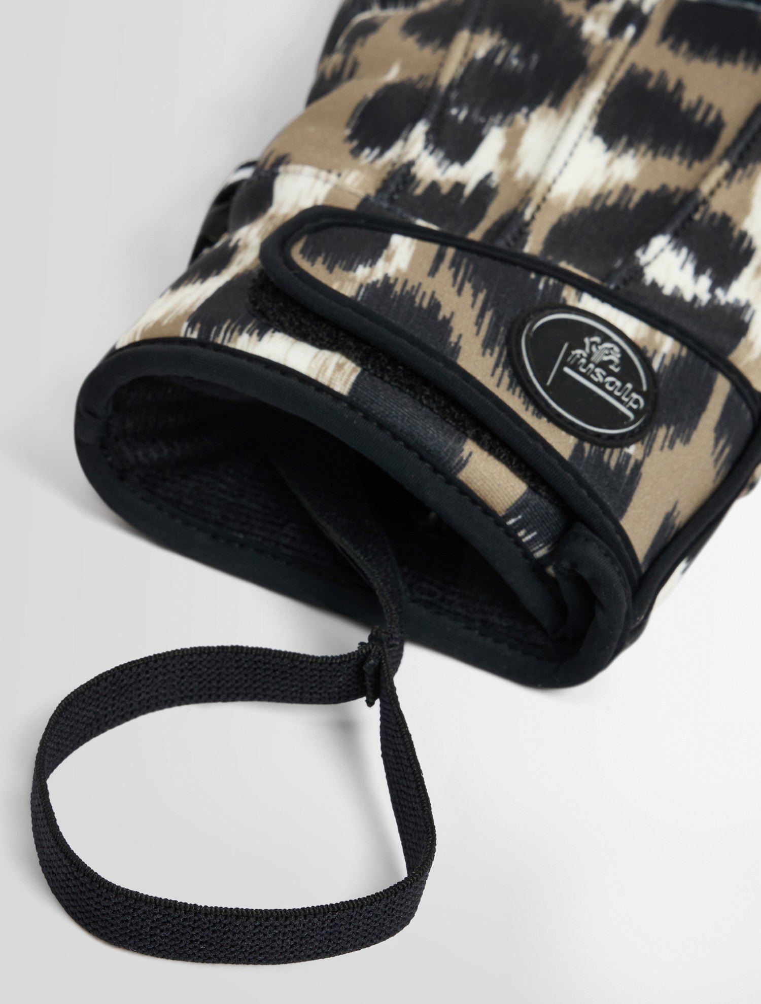 Gants de ski glacier w print coupe regular FUSALP Beige