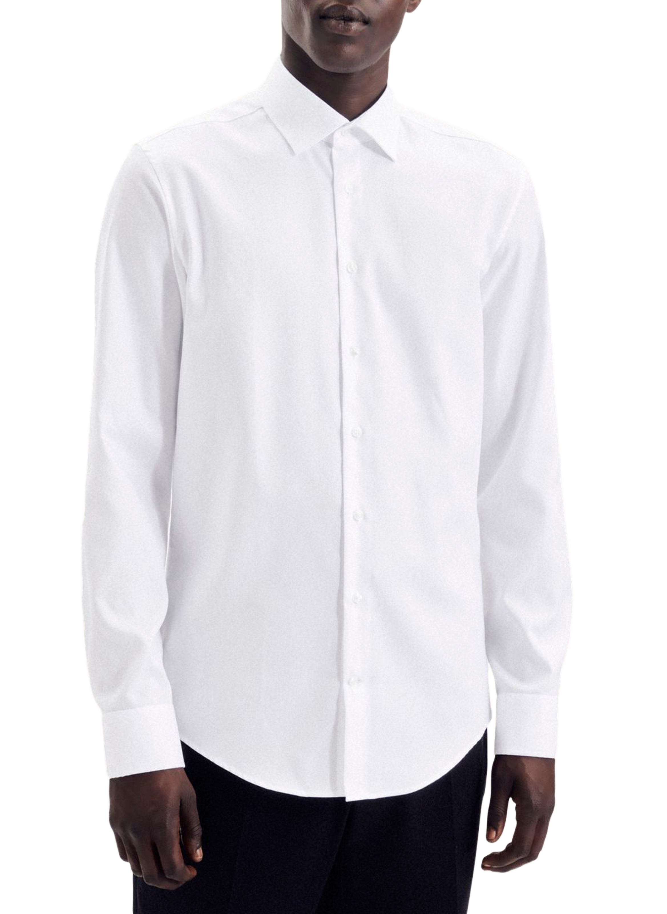 Kent-collar shirt SEIDENSTICKER White