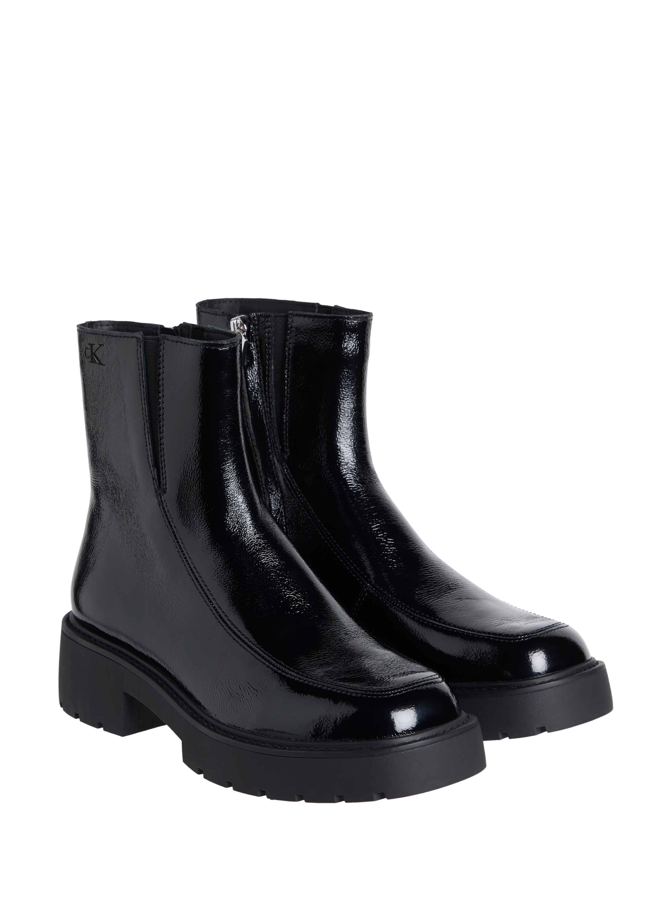 Bottines courtes Bruna à plateforme CALVIN KLEIN Noir