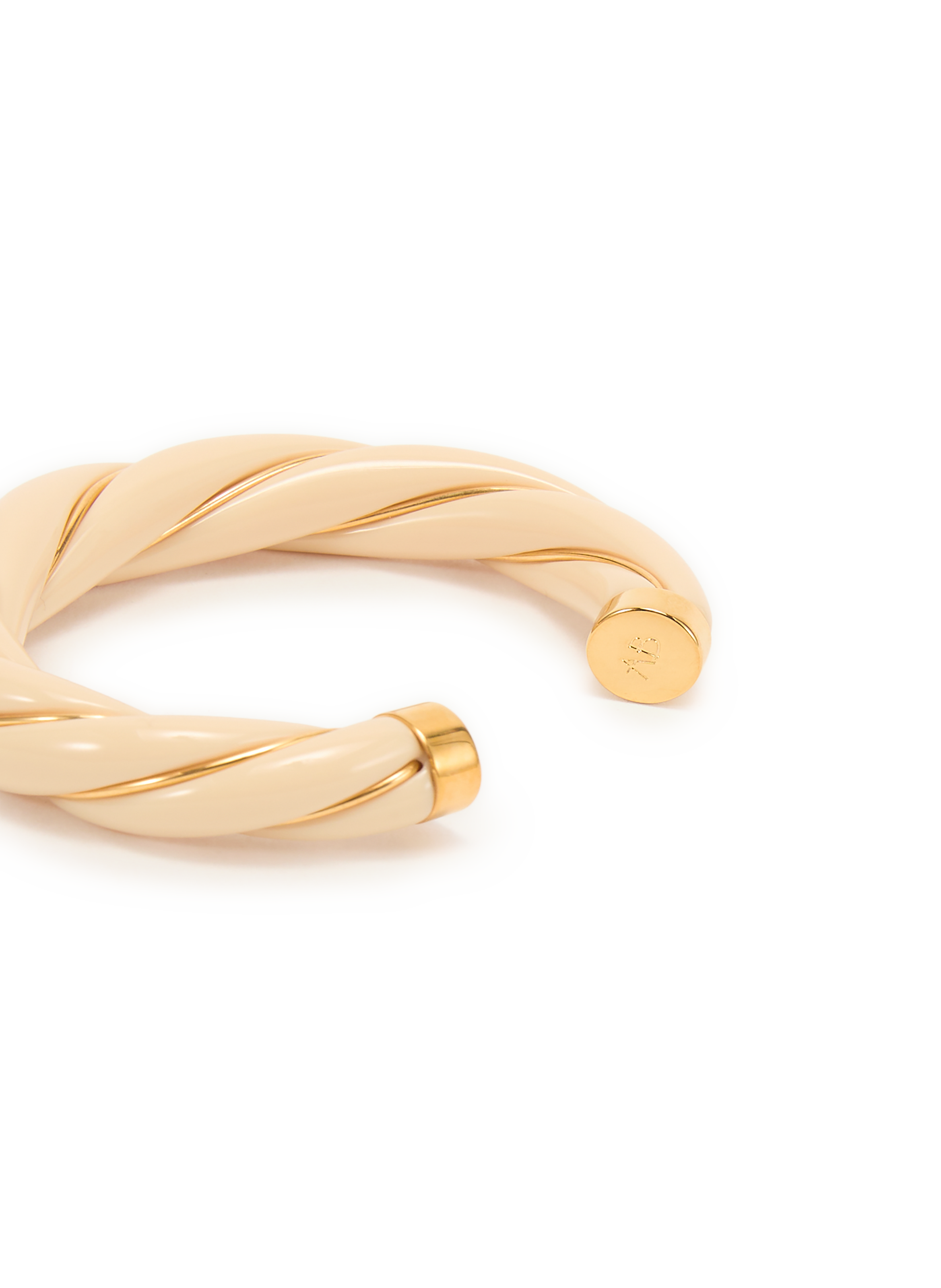 Boucles d'oreille Diana AURELIE BIDERMANN Blanc